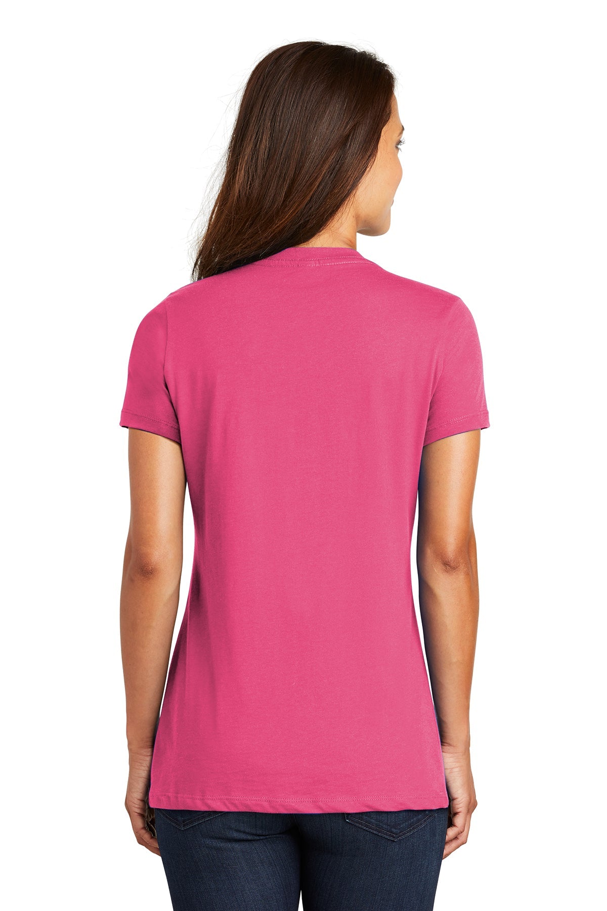 District Made - Ladies Perfect Weight V-Neck Tee
