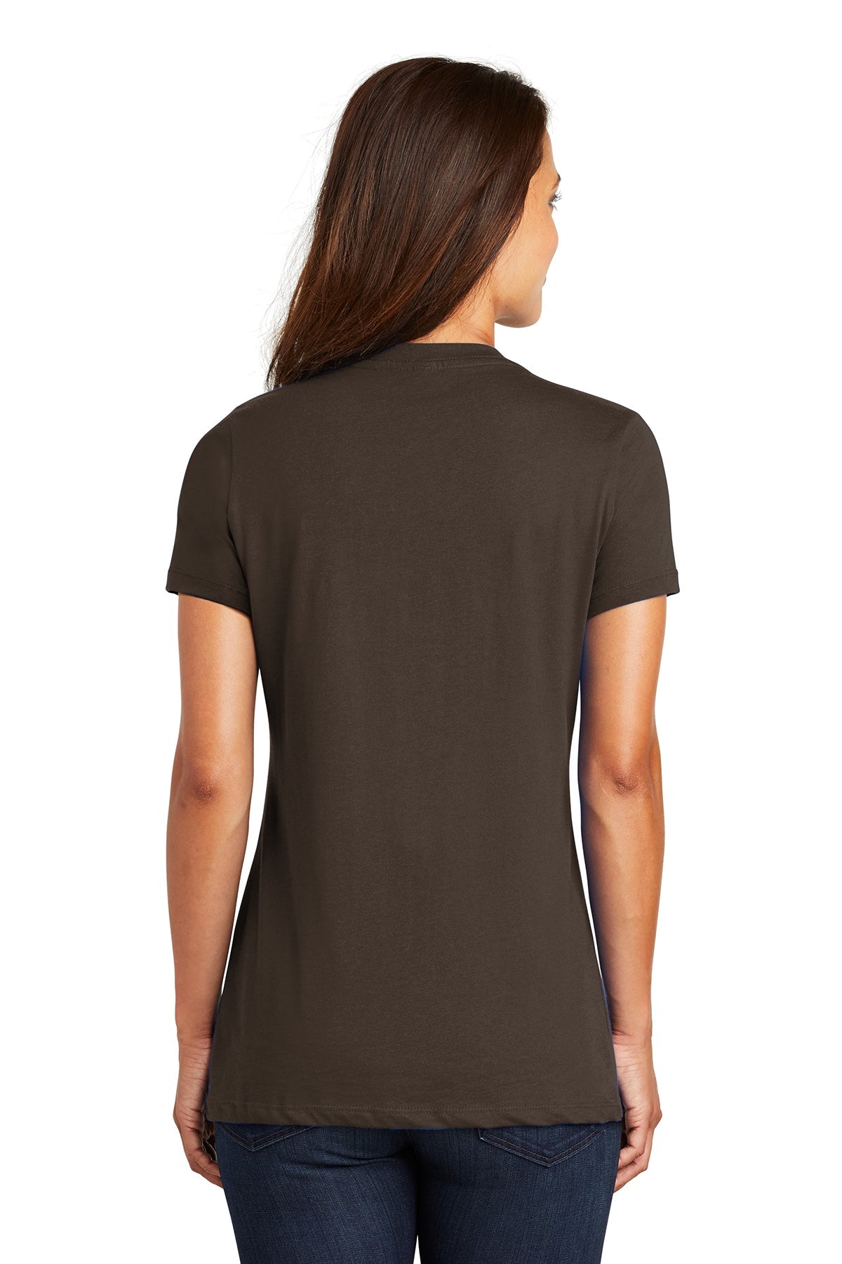 District Made - Ladies Perfect Weight V-Neck Tee