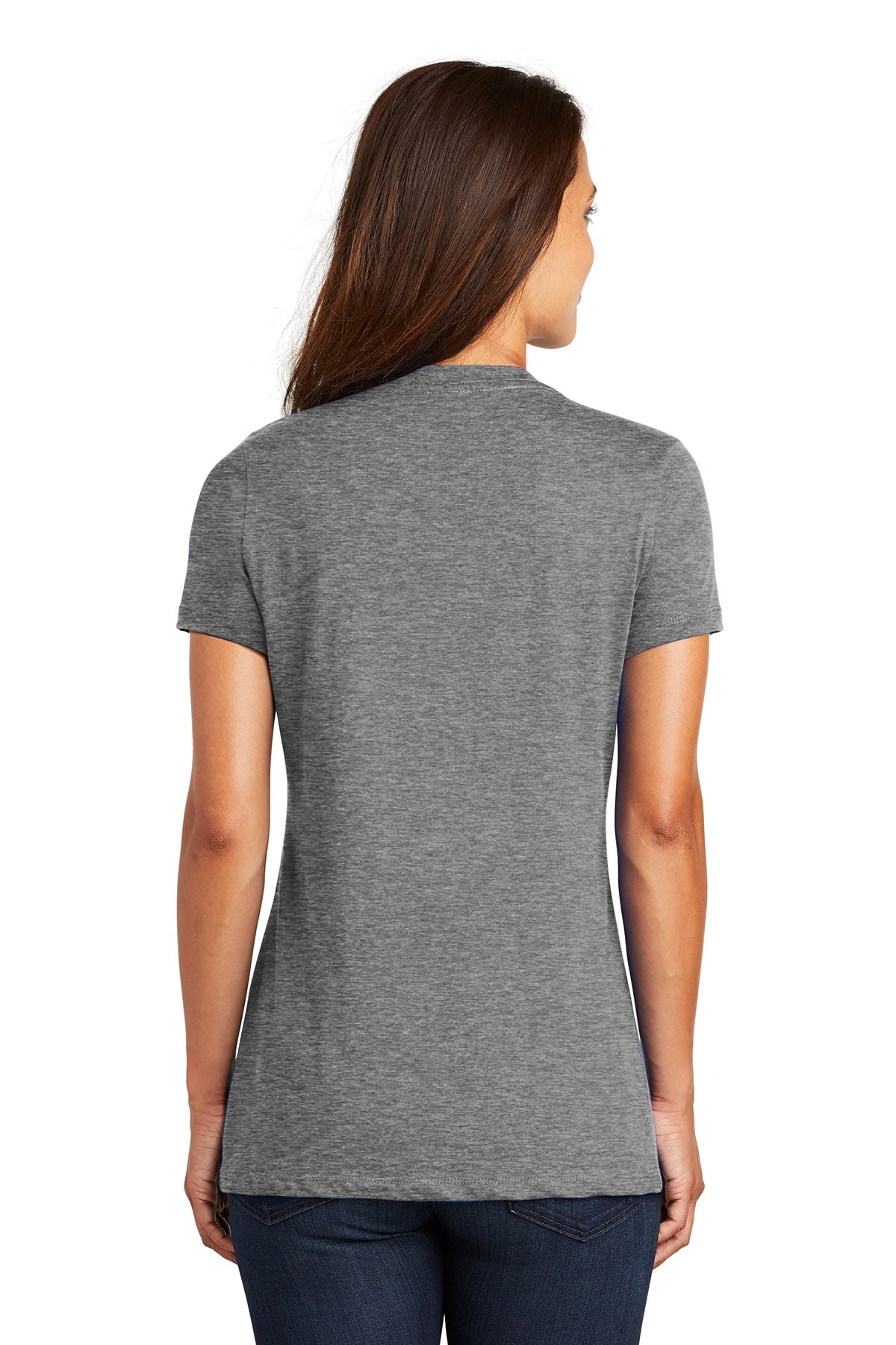 District Made - Ladies Perfect Weight V-Neck Tee