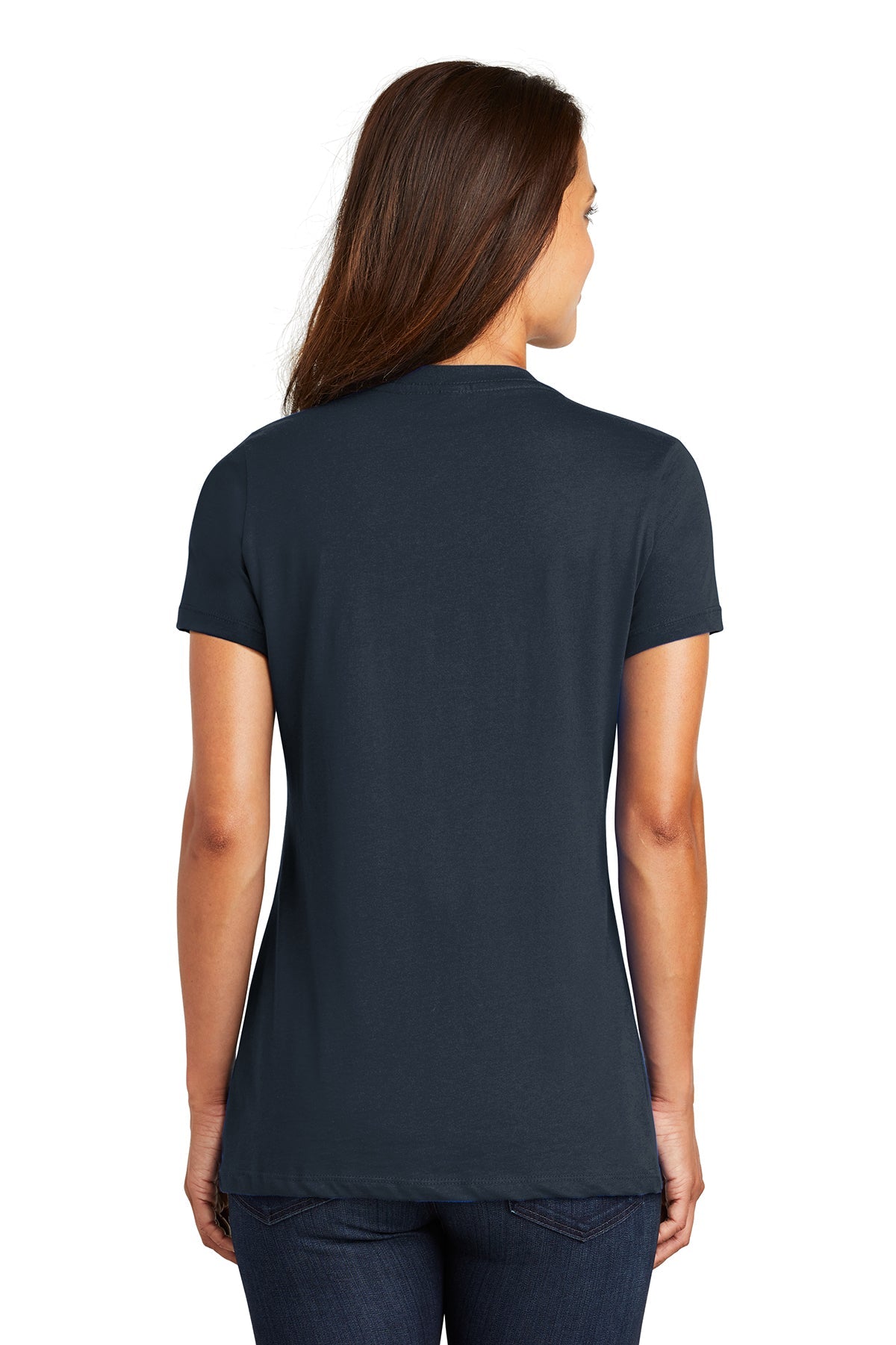 District Made - Ladies Perfect Weight V-Neck Tee