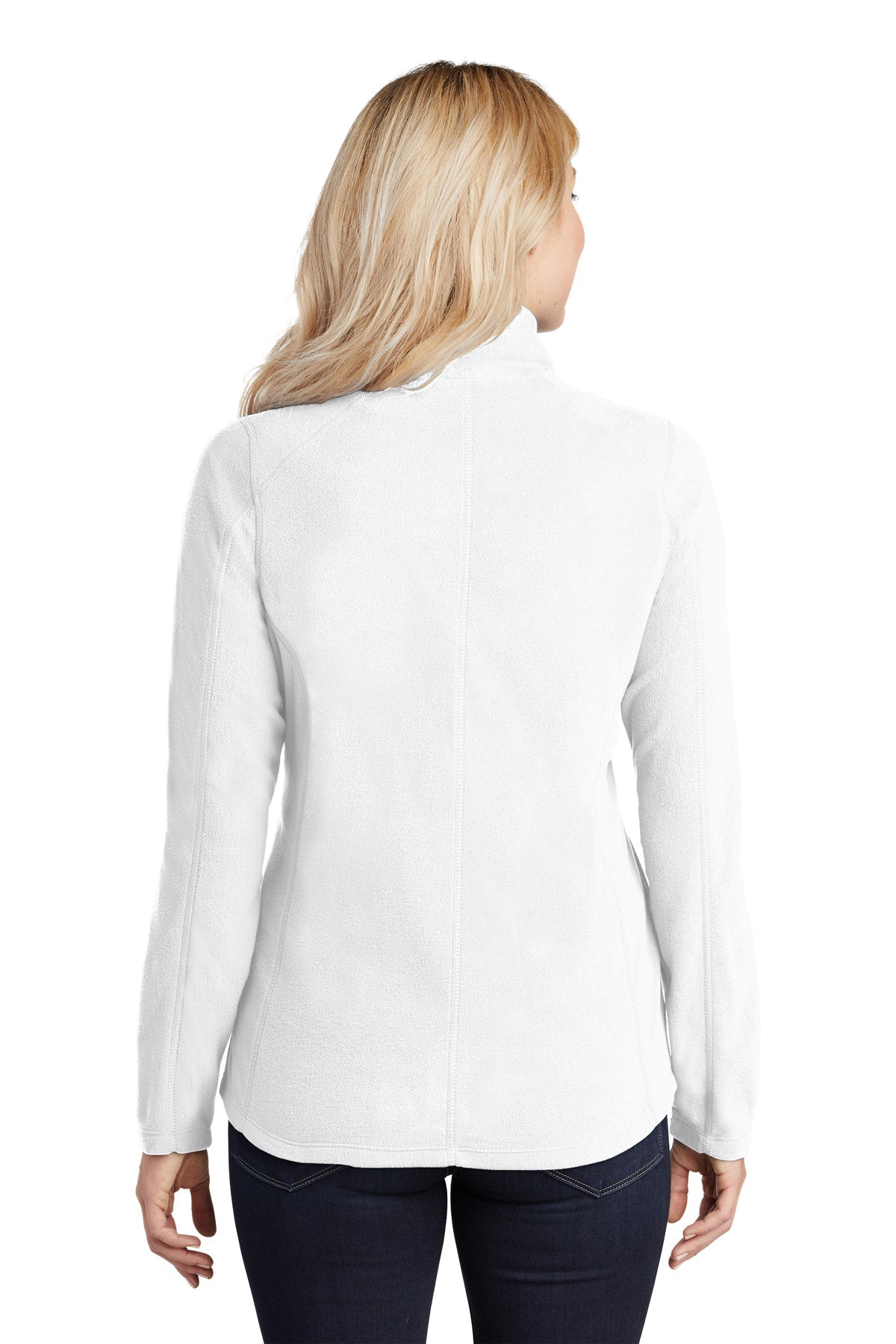 Port Authority Ladies MicroFleece Customized Jackets, White [TruNorthern]