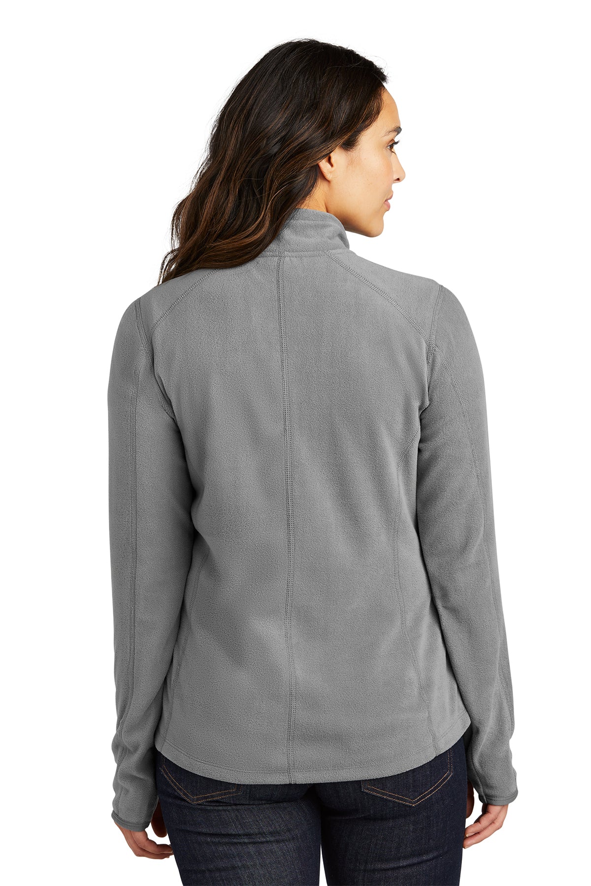 Port Authority Ladies Microfleece 1/2-Zip Customized Pullovers, Pearl Grey [Century Sales and Management]
