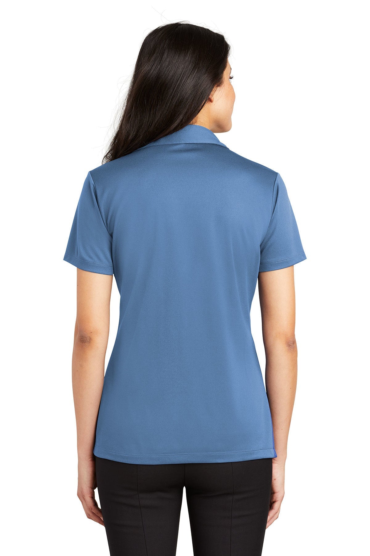 port authority_l540 _carolina blue_company_logo_polos