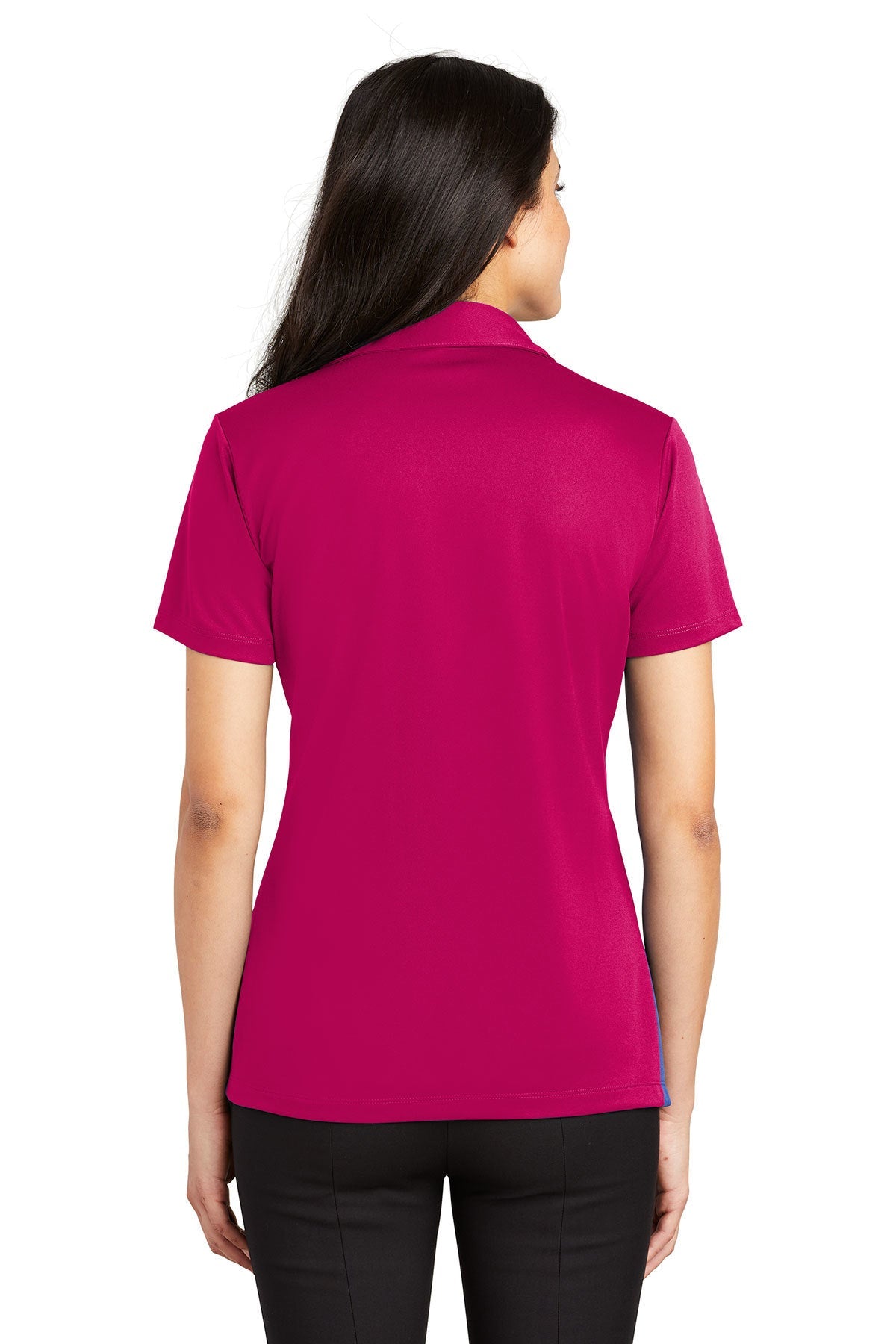 port authority_l540 _pink raspberry_company_logo_polos