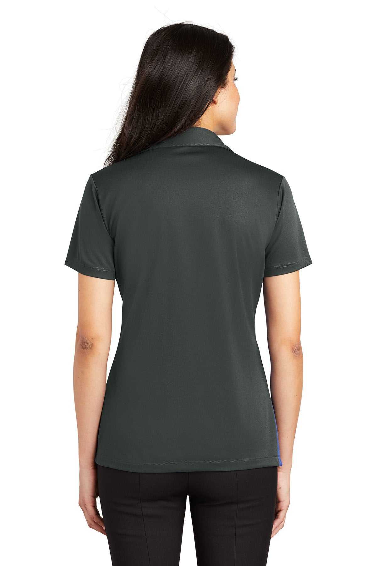 port authority_l540 _steel grey_company_logo_polos