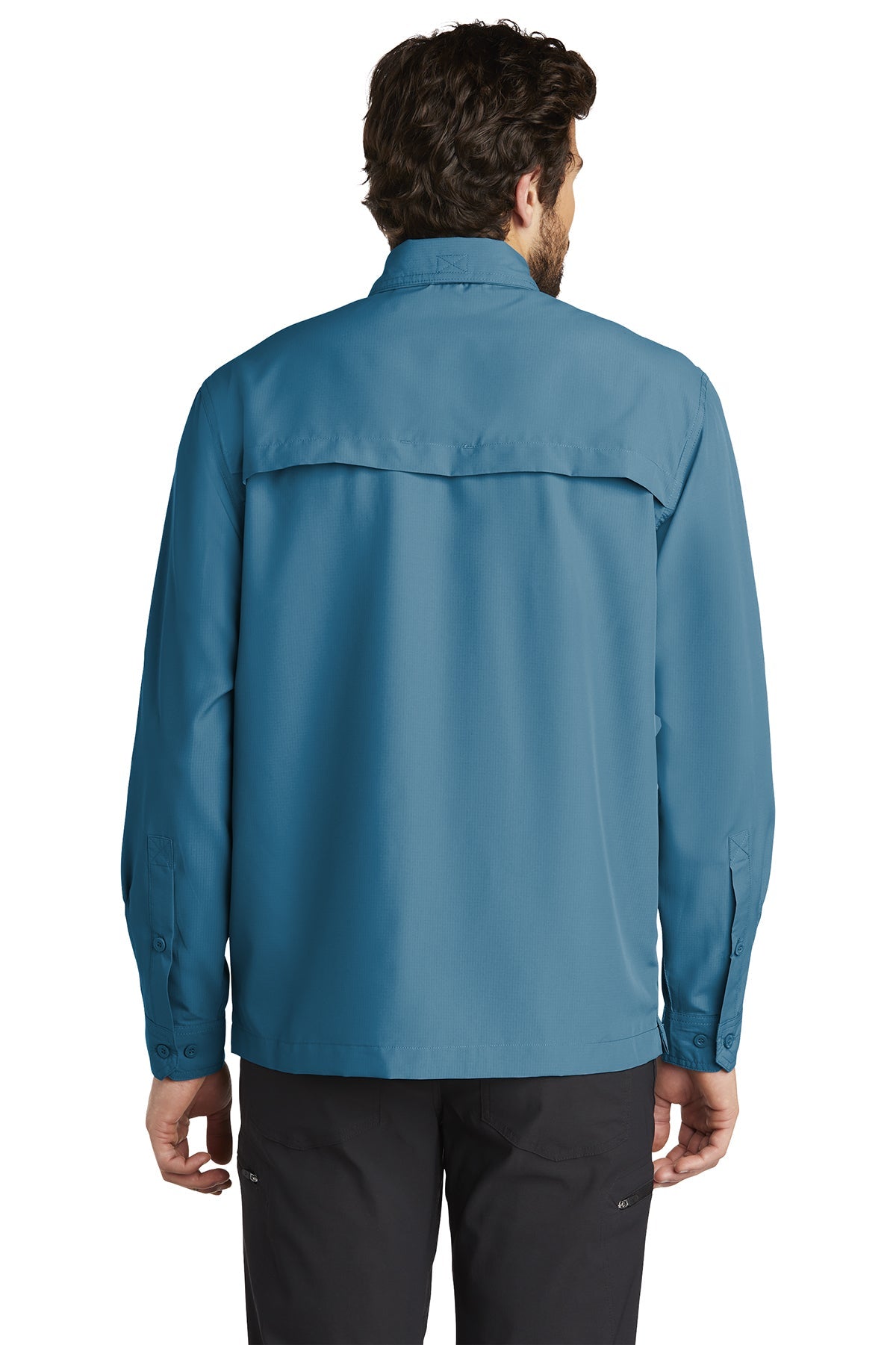 eddie bauer_eb600 _gulf teal_company_logo_button downs