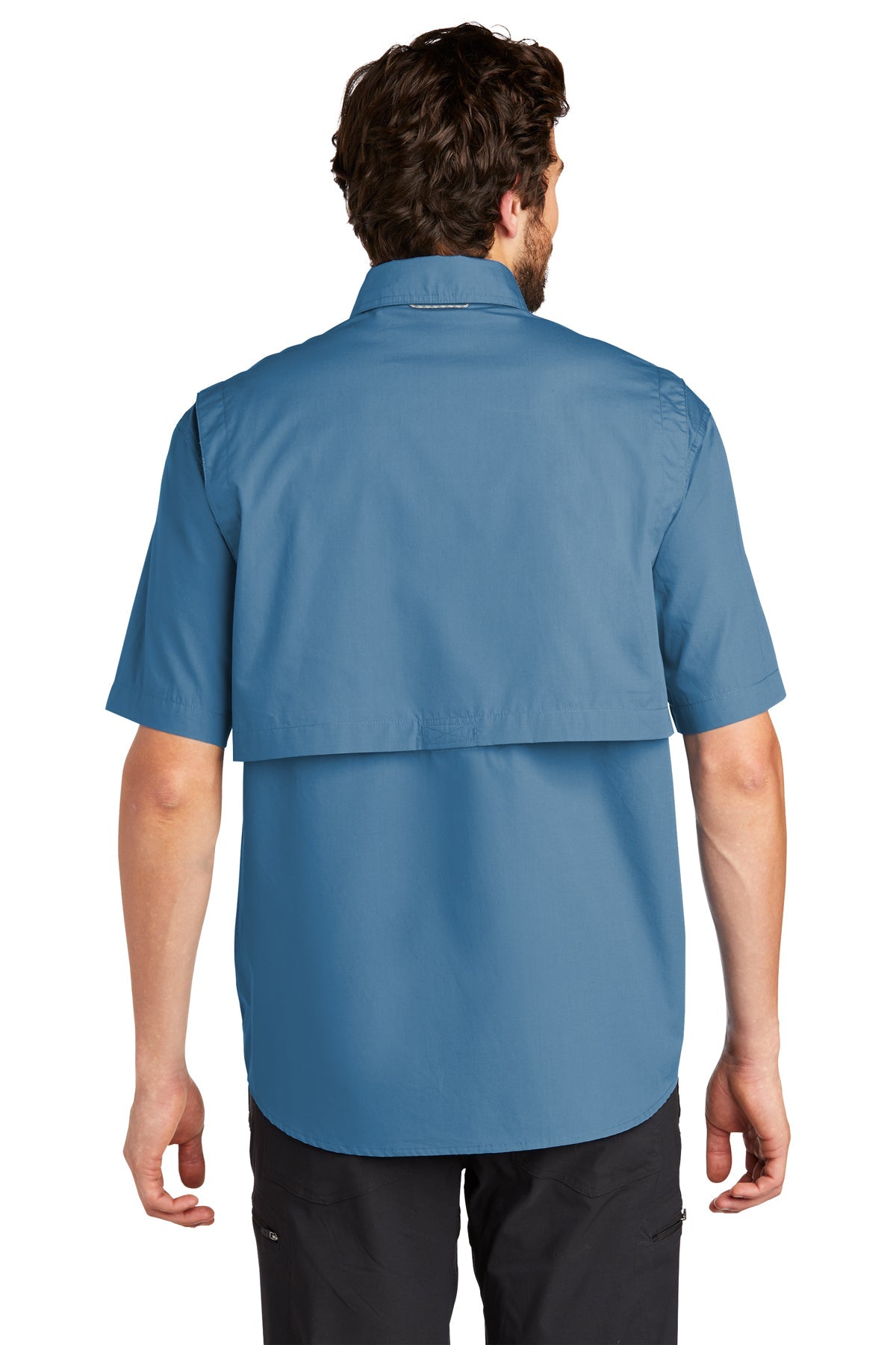 eddie bauer_eb608 _blue gill_company_logo_button downs
