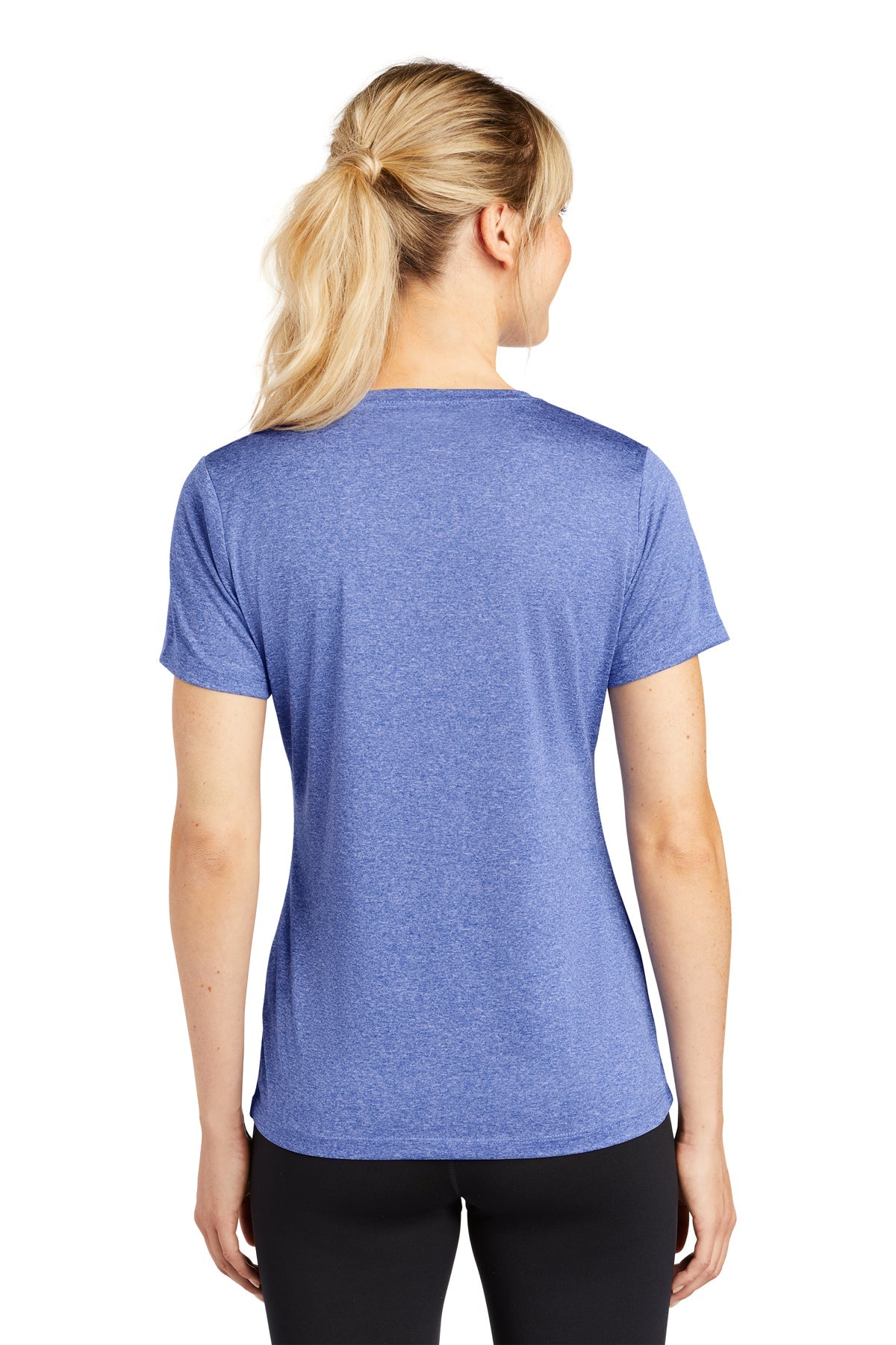 Sport-Tek Ladies Heather Contender Scoop Neck Tee