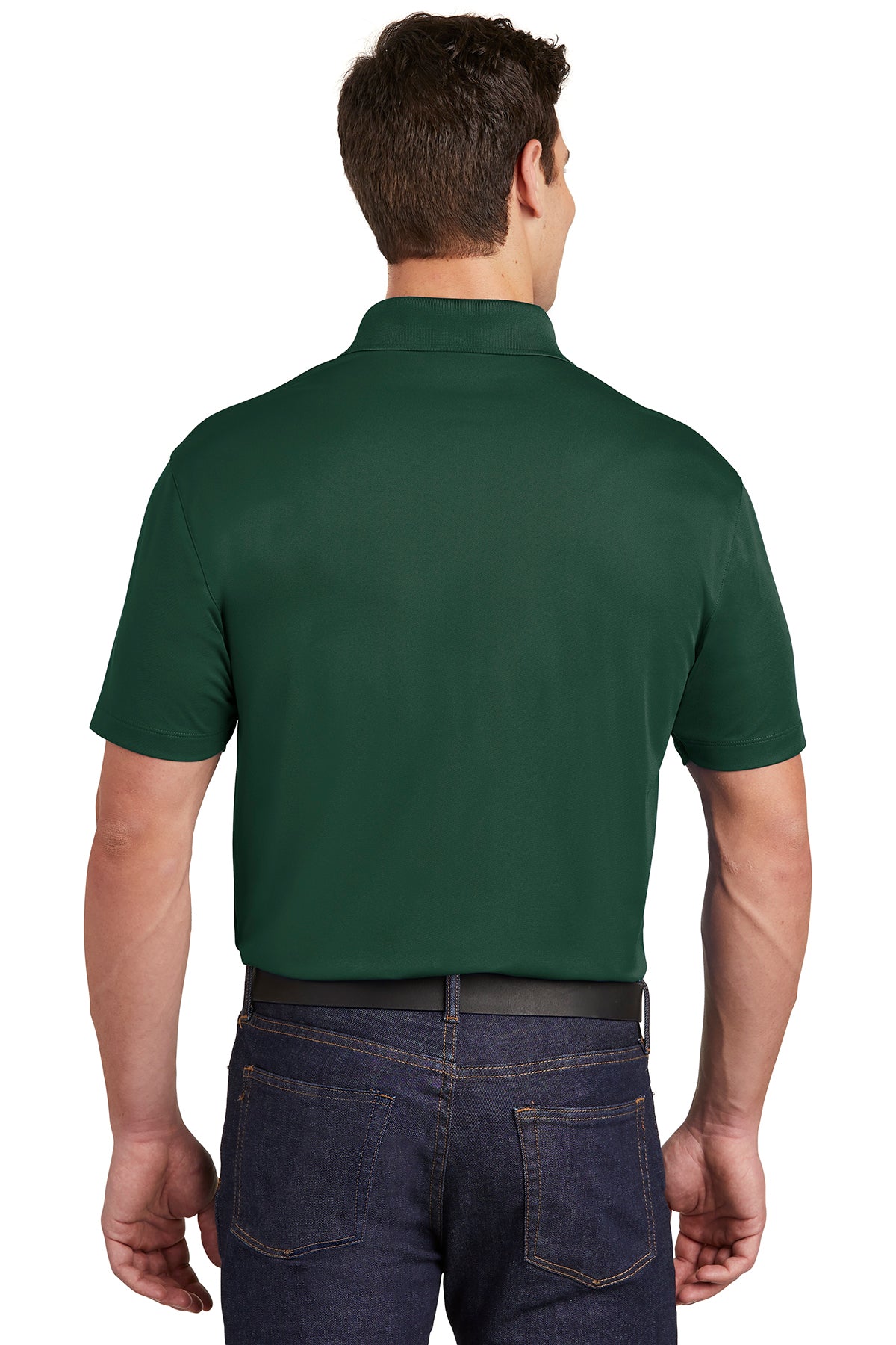 sport-tek_st651 _forest green_company_logo_polos