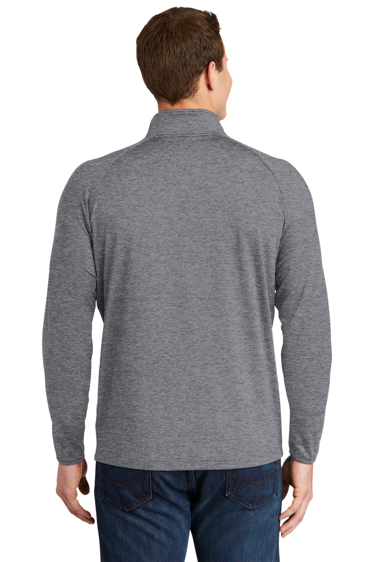 sport-tek_tst850 _charcoal grey heather_company_logo_sweatshirts