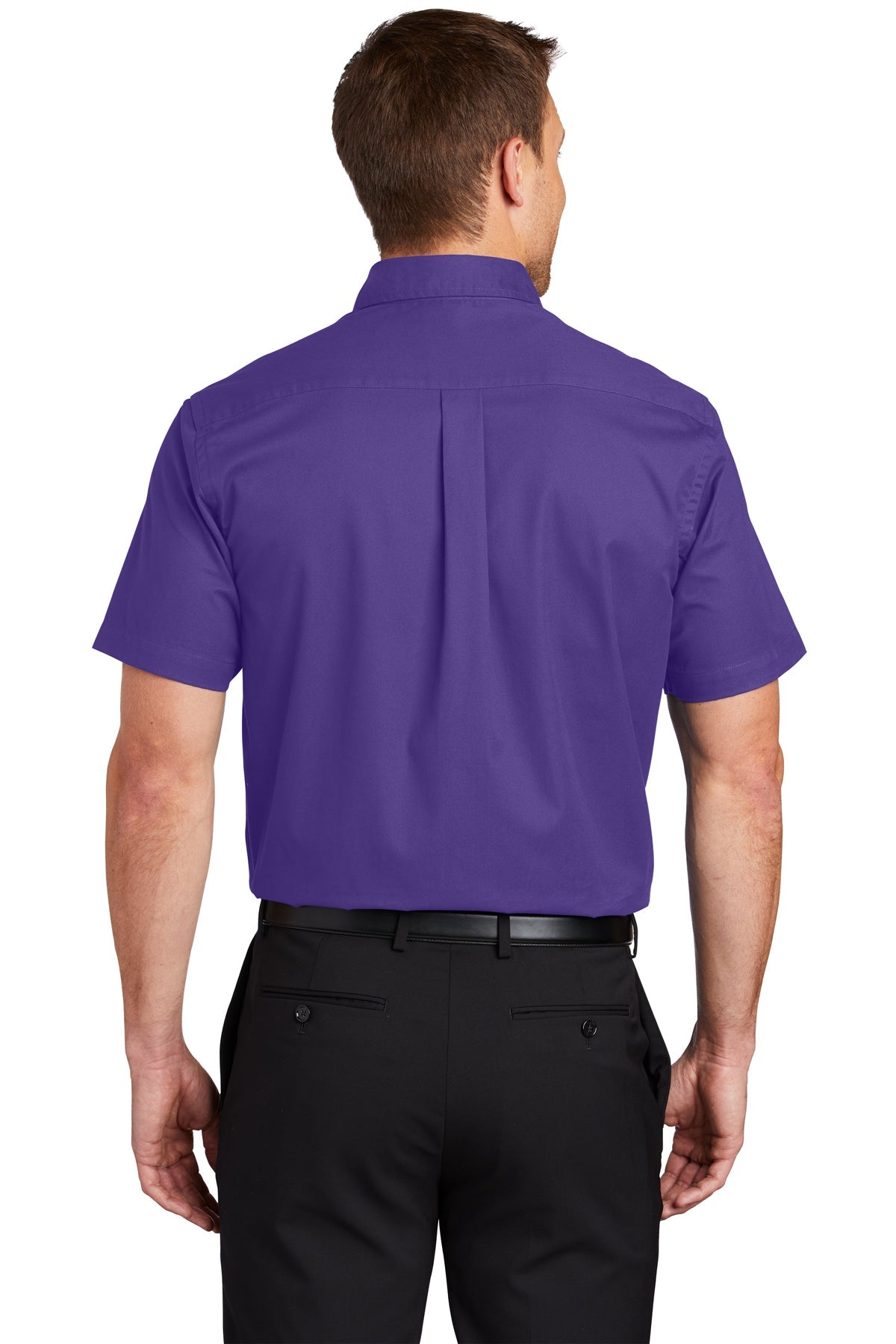 port authority_tls508 _purple/ light stone_company_logo_button downs
