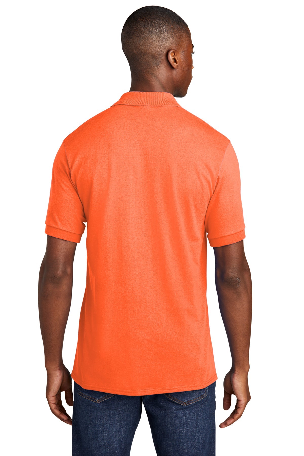 port & company_kp55p _safety orange_company_logo_polos