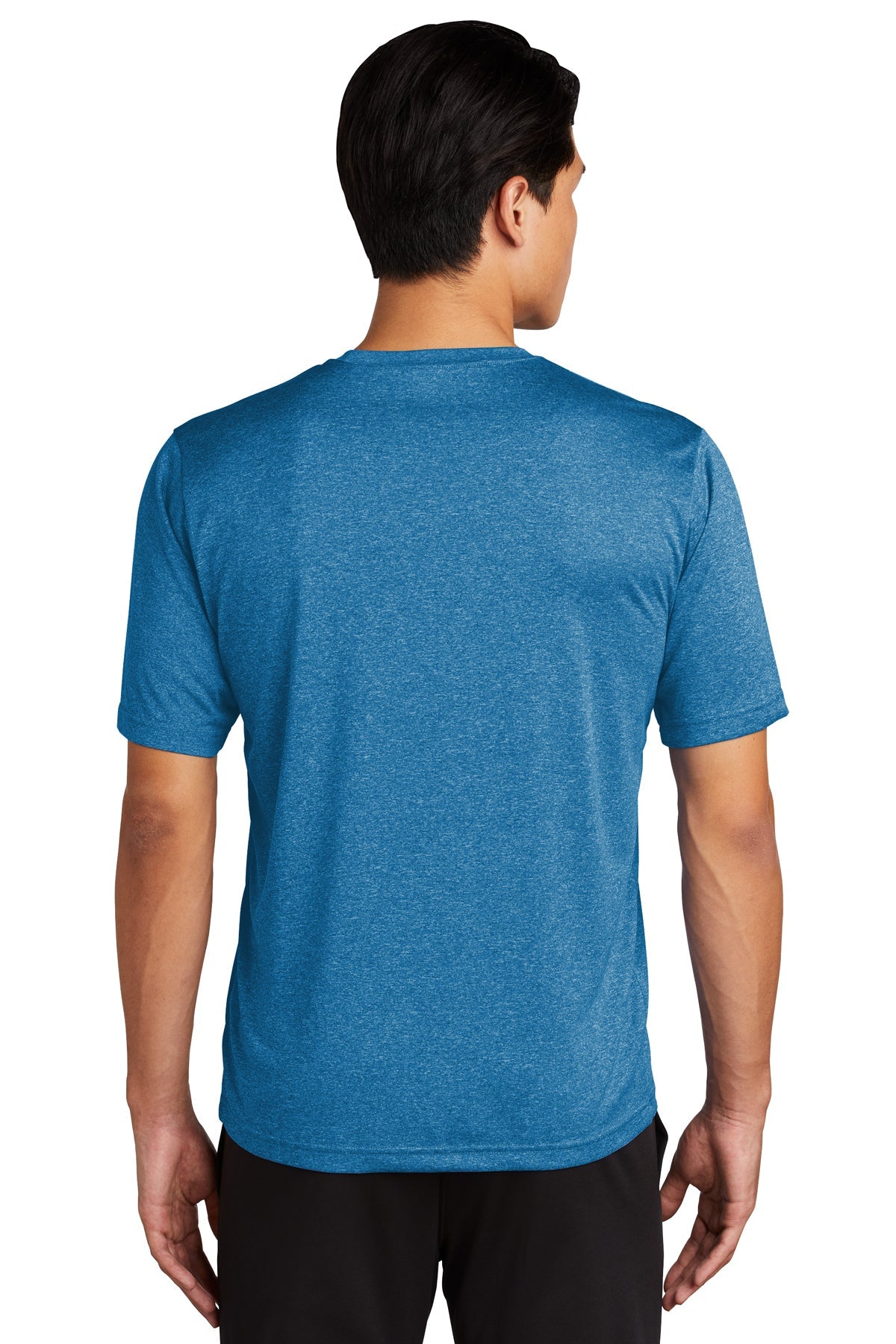 Sport-Tek Tall Heather Contender Branded Tee's, Blue Wake Heather
