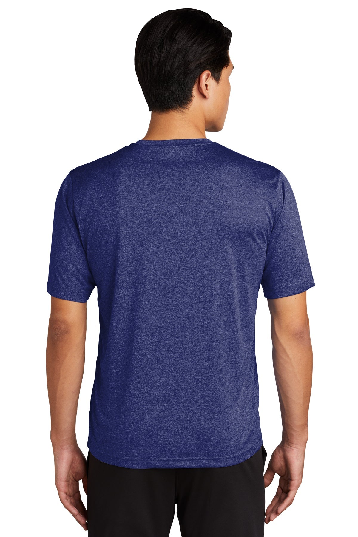 Sport-Tek Tall Heather Contender Branded Tee's, Cobalt Heather