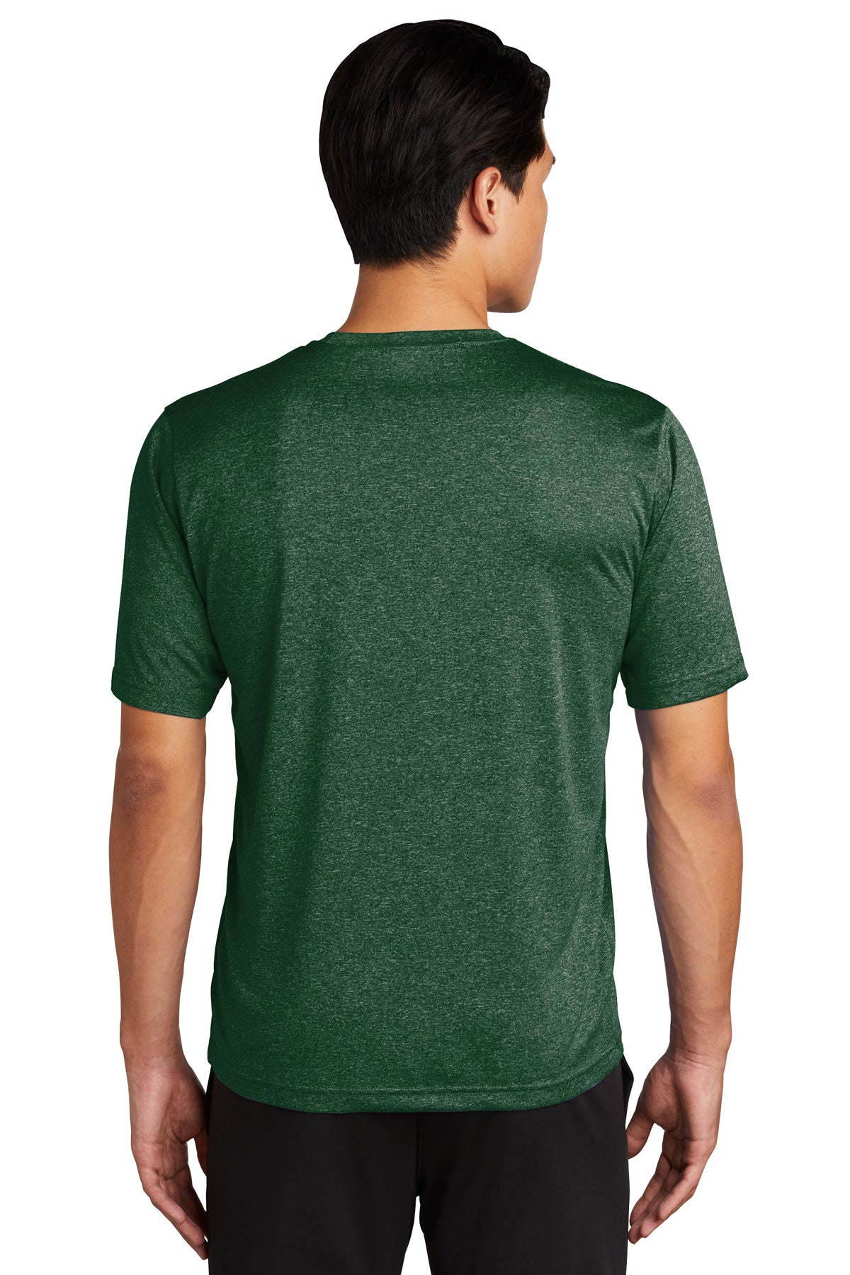 Sport-Tek Tall Heather Contender Branded Tee's, Forest Green Heather