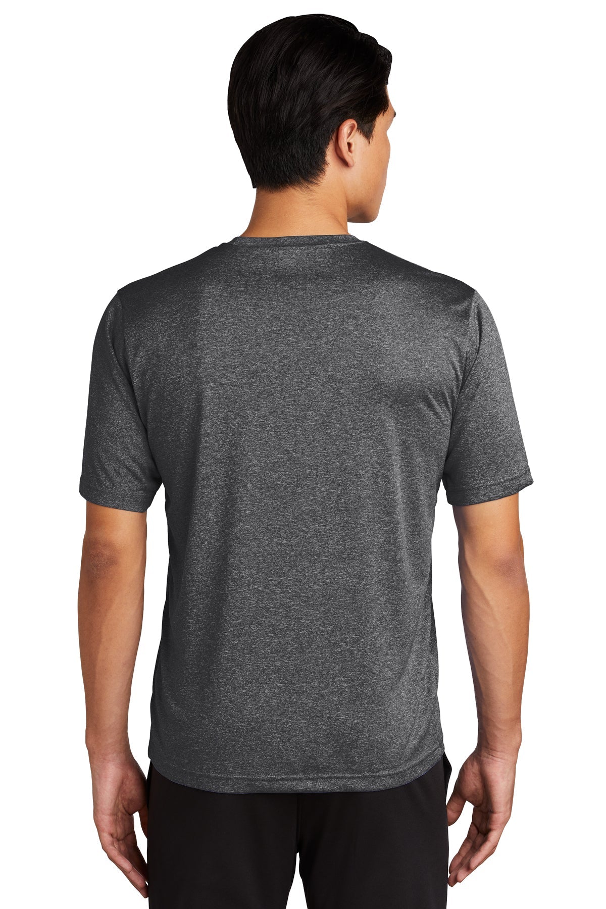 Sport-Tek Tall Heather Contender Branded Tee's, Graphite Heather