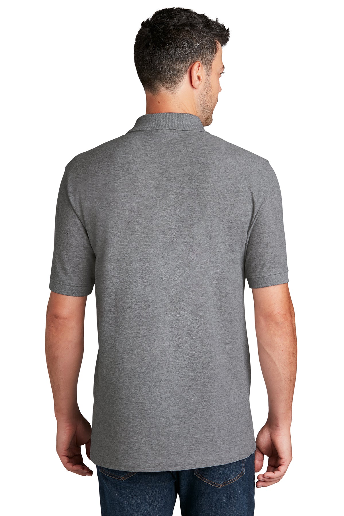 port & company_kp155 _athletic heather_company_logo_polos