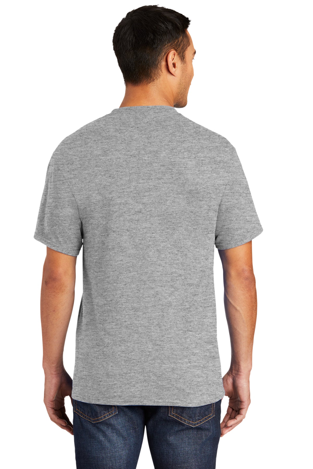 Port & Company Tall Core Blend Custom Pocket Tee's, Athletic Heather