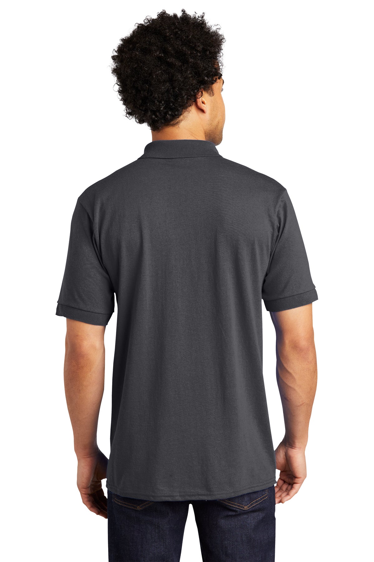 port & company_kp55t _charcoal_company_logo_polos