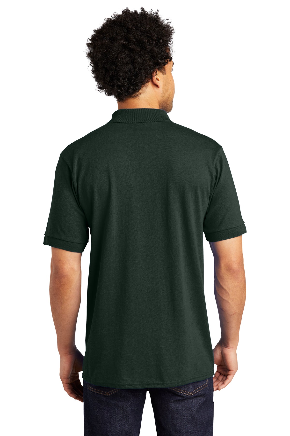 port & company_kp55t _dark green_company_logo_polos