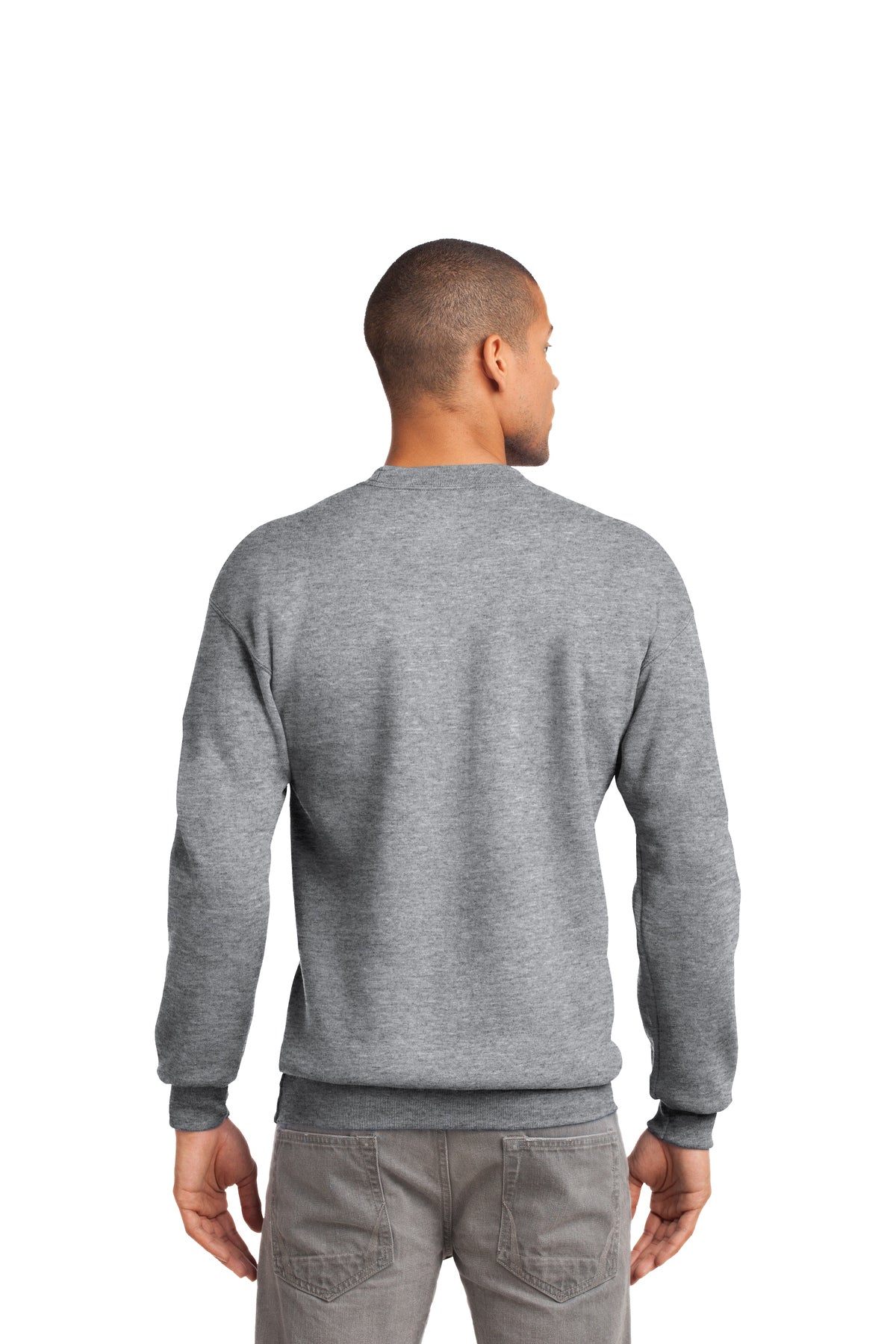port & company_pc90t _athletic heather_company_logo_sweatshirts