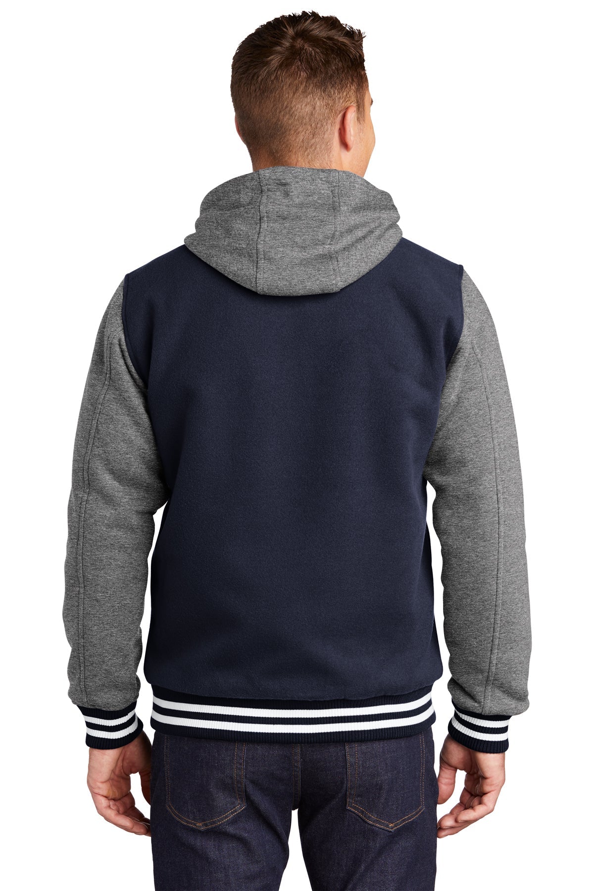 sport-tek_jst82 _true navy/ vintage heather_company_logo_jackets