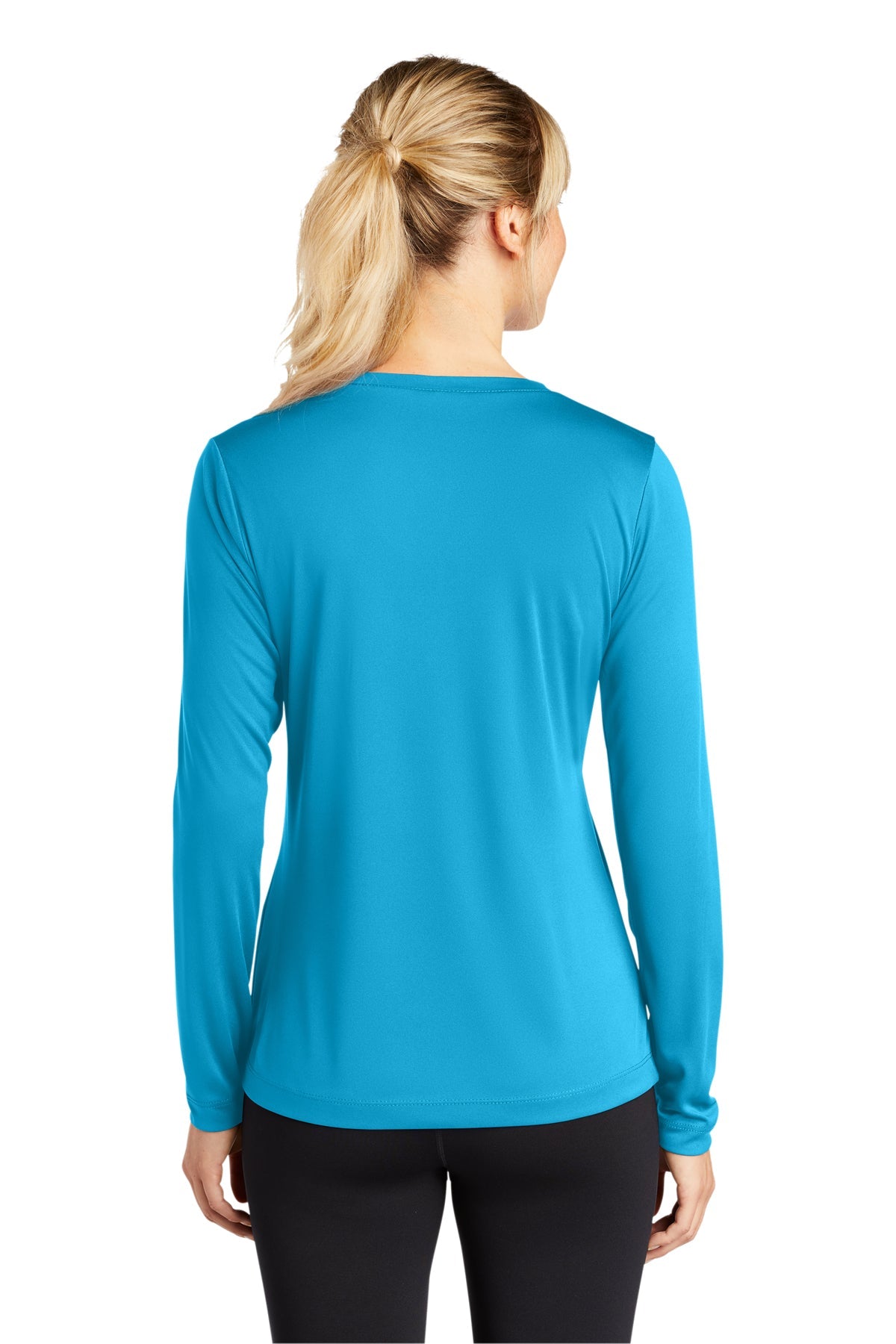 Sport-Tek Ladies Long Sleeve PosiCharge Competitor V-Neck Tee