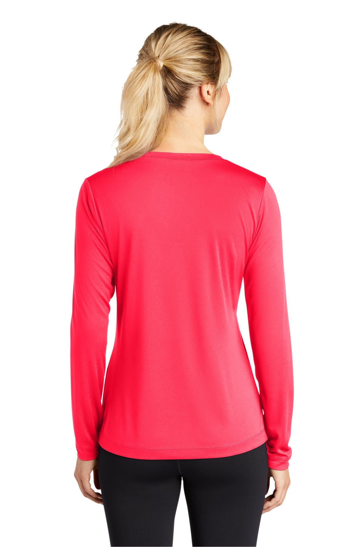 Sport-Tek Ladies Long Sleeve PosiCharge Competitor V-Neck Tee