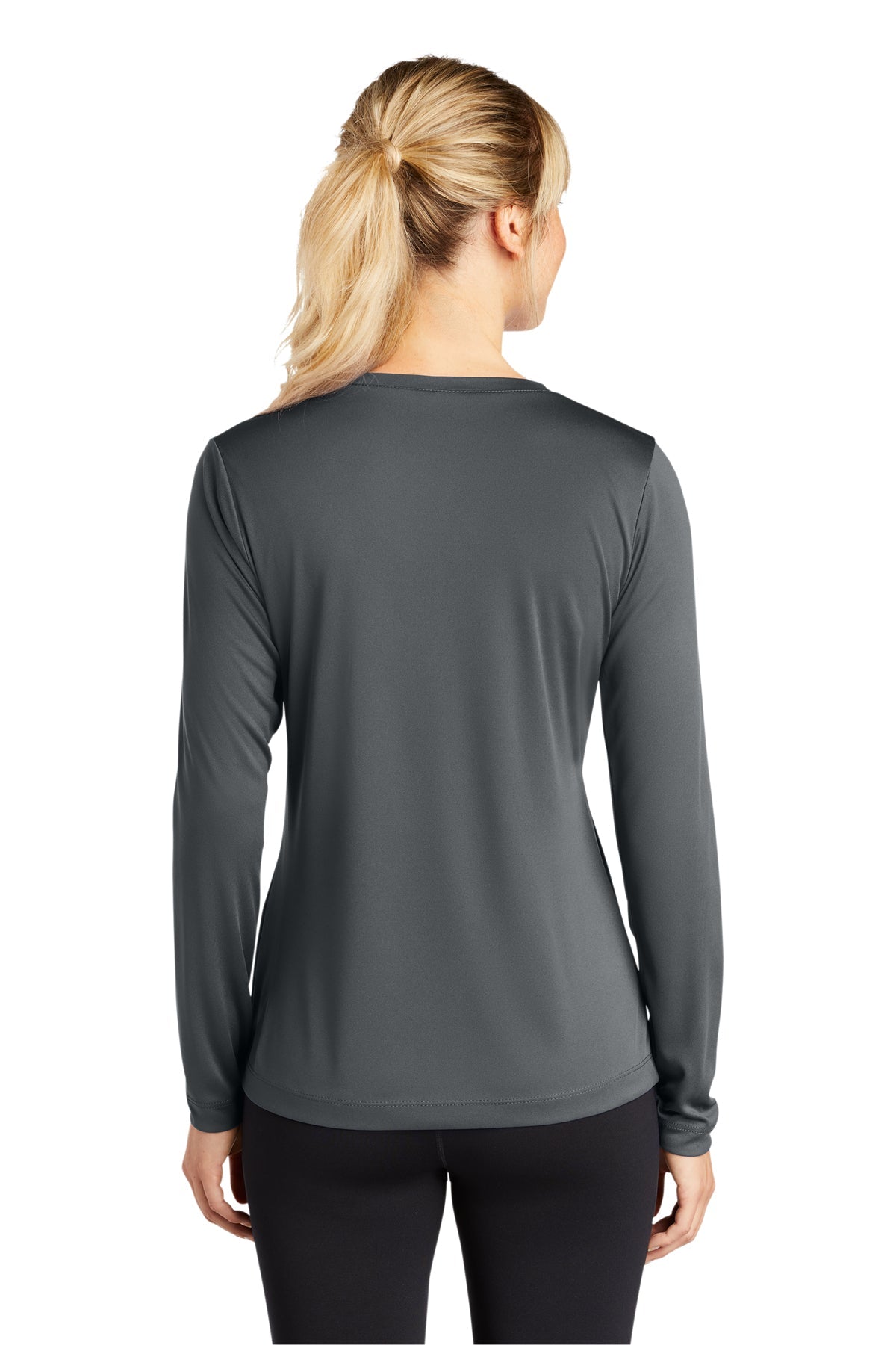 Sport-Tek Ladies Long Sleeve PosiCharge Competitor V-Neck Tee