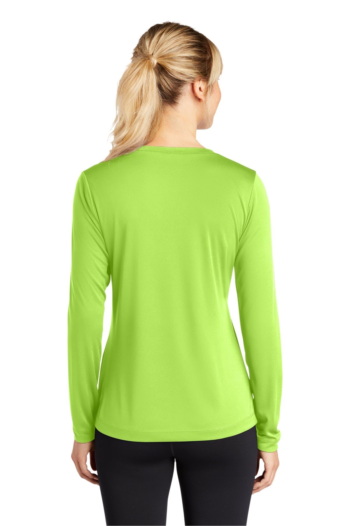 Sport-Tek Ladies Long Sleeve PosiCharge Competitor V-Neck Tee