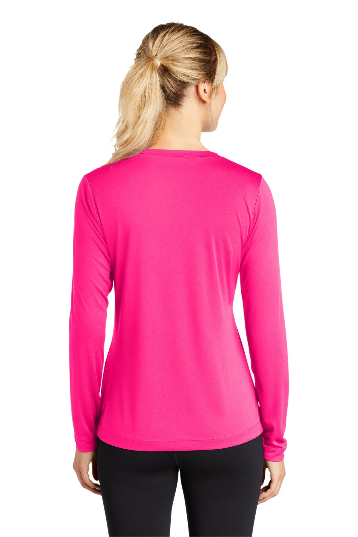 Sport-Tek Ladies Long Sleeve PosiCharge Competitor V-Neck Tee