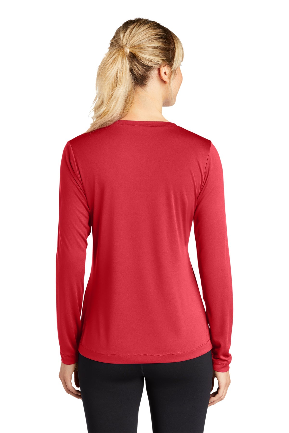 Sport-Tek Ladies Long Sleeve PosiCharge Competitor V-Neck Tee