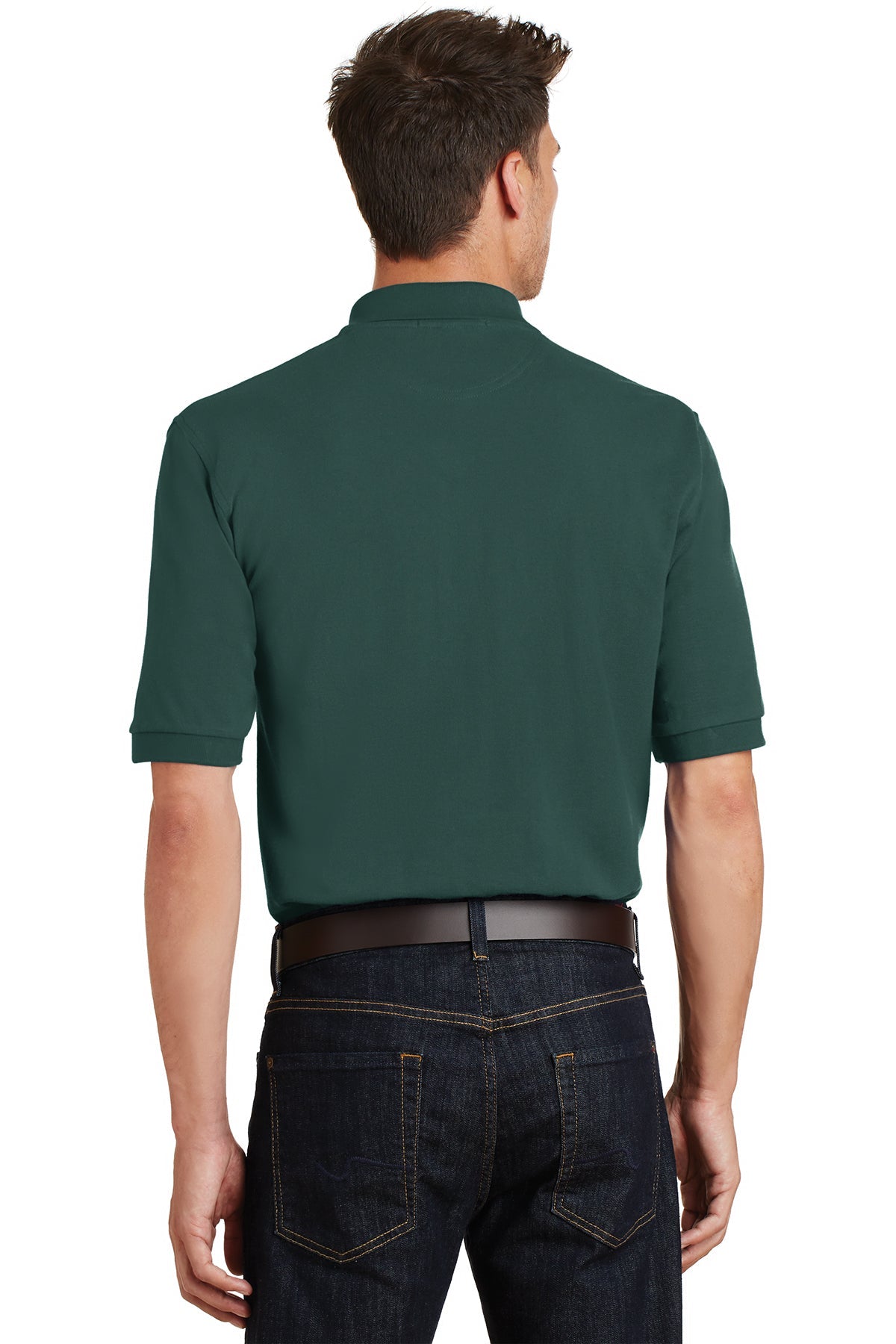 port authority_k420p _dark green_company_logo_polos
