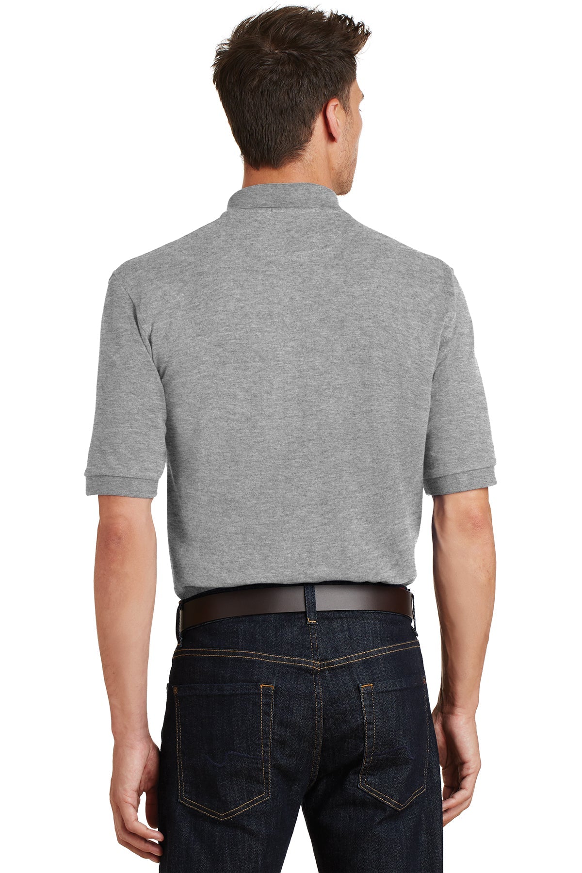 port authority_k420p _oxford_company_logo_polos