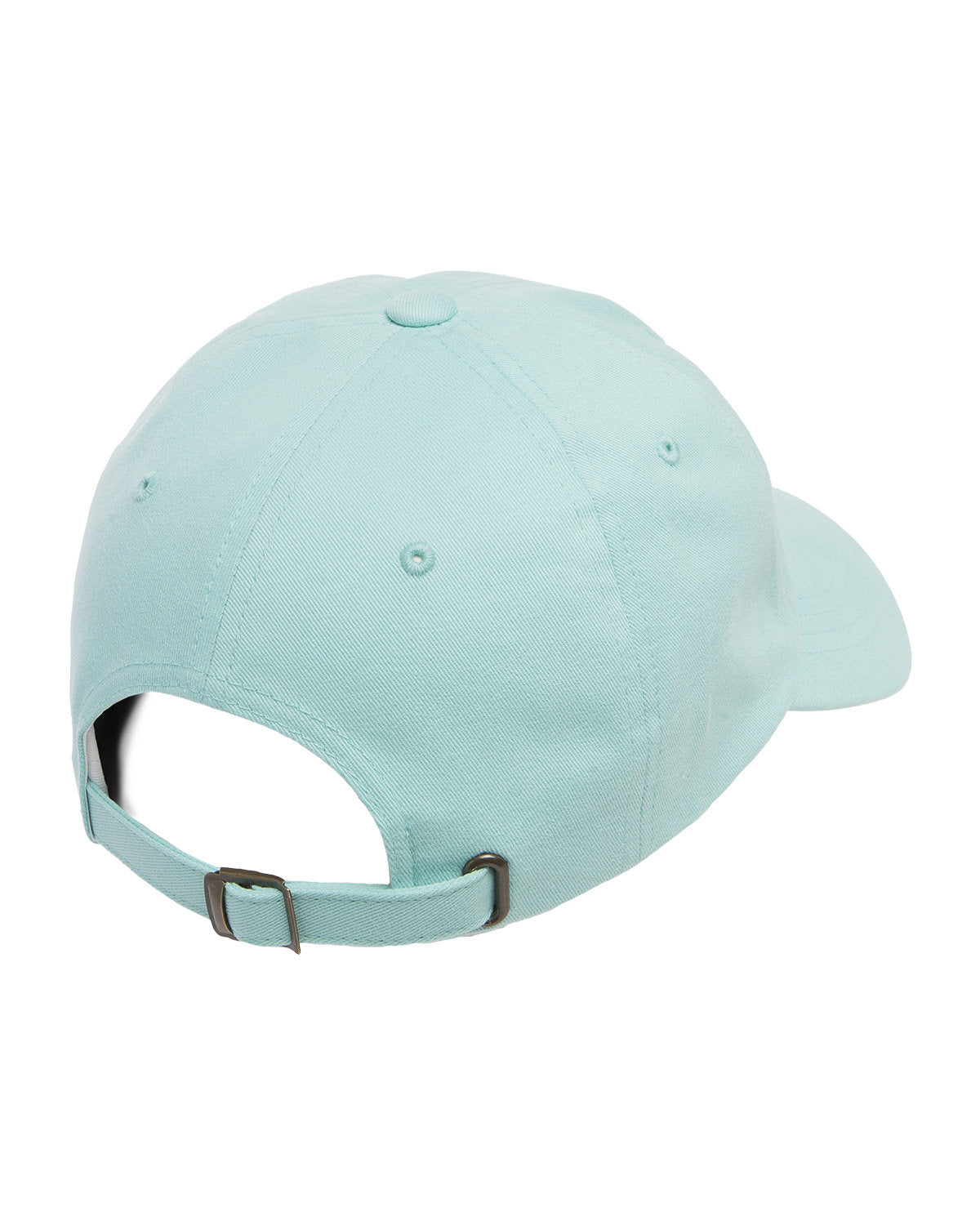 Yupoong Peached Cotton Twill Customized Dad Caps, Diamond Blue [Executive Construction]