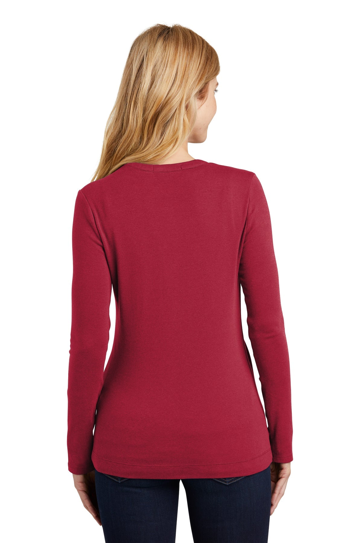port authority_lm1008 _rich red_company_logo_sweatshirts