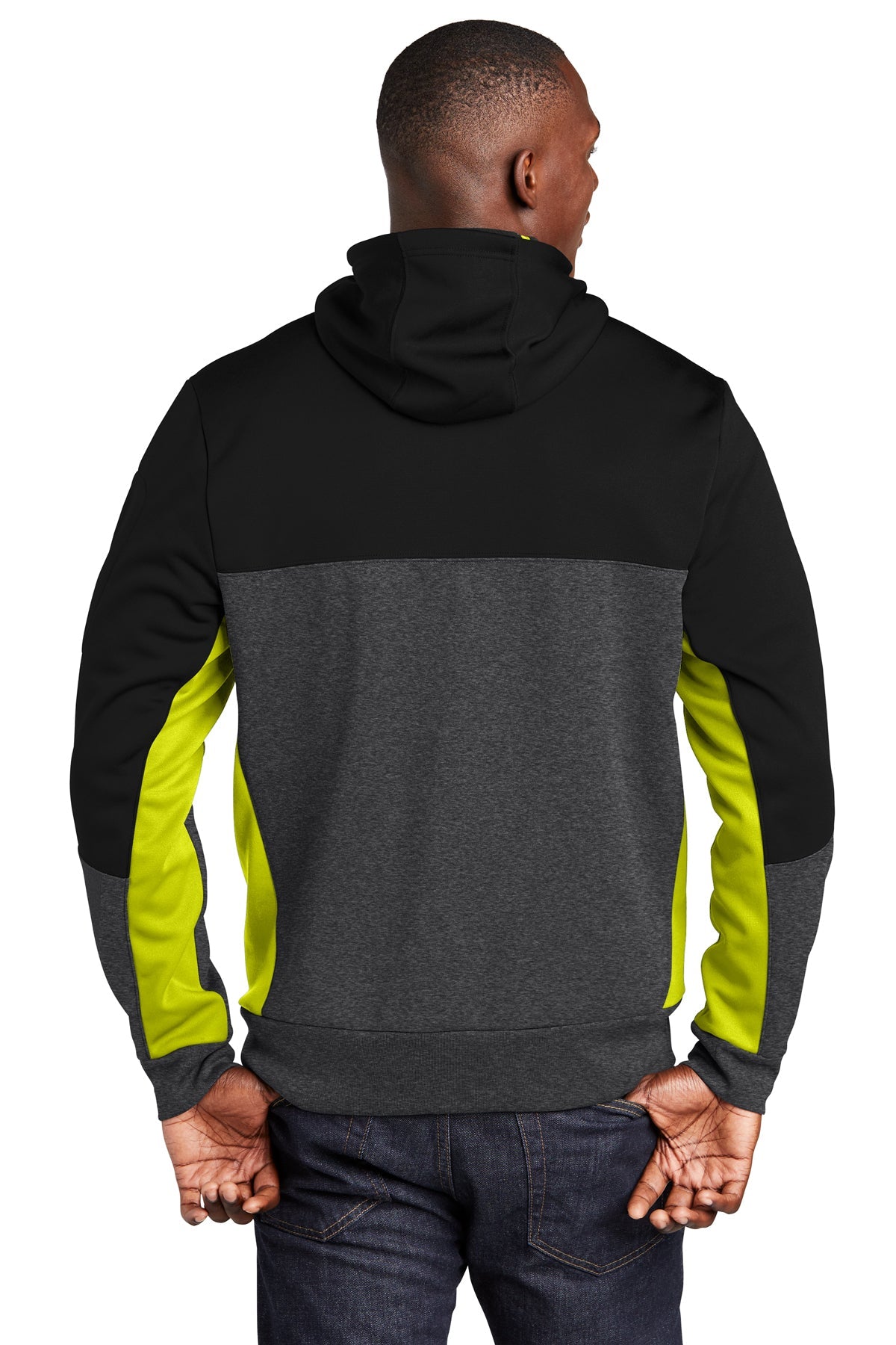 sport-tek_st245 _black/ graphite heather/ citron_company_logo_sweatshirts