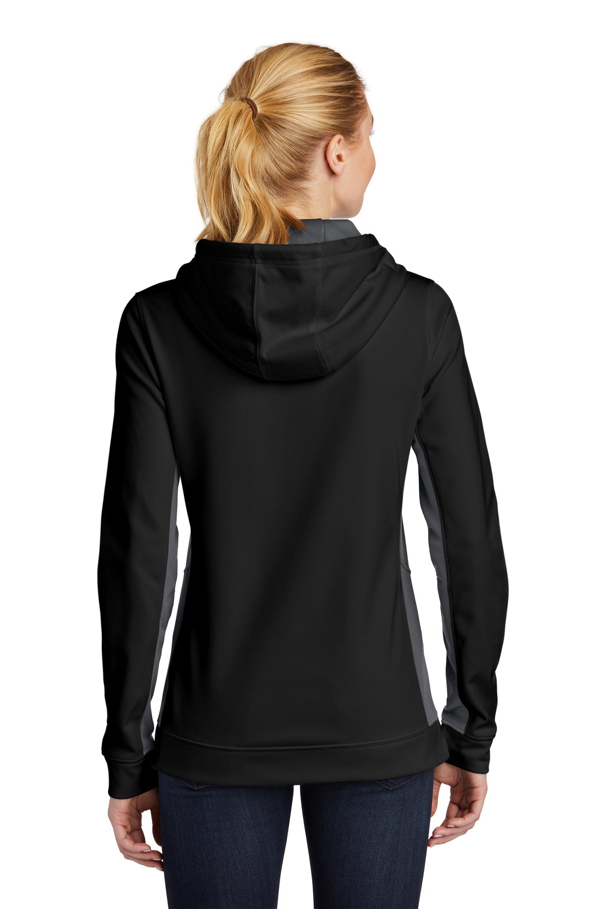 sport-tek_lst235 _black/ dark smoke grey_company_logo_sweatshirts