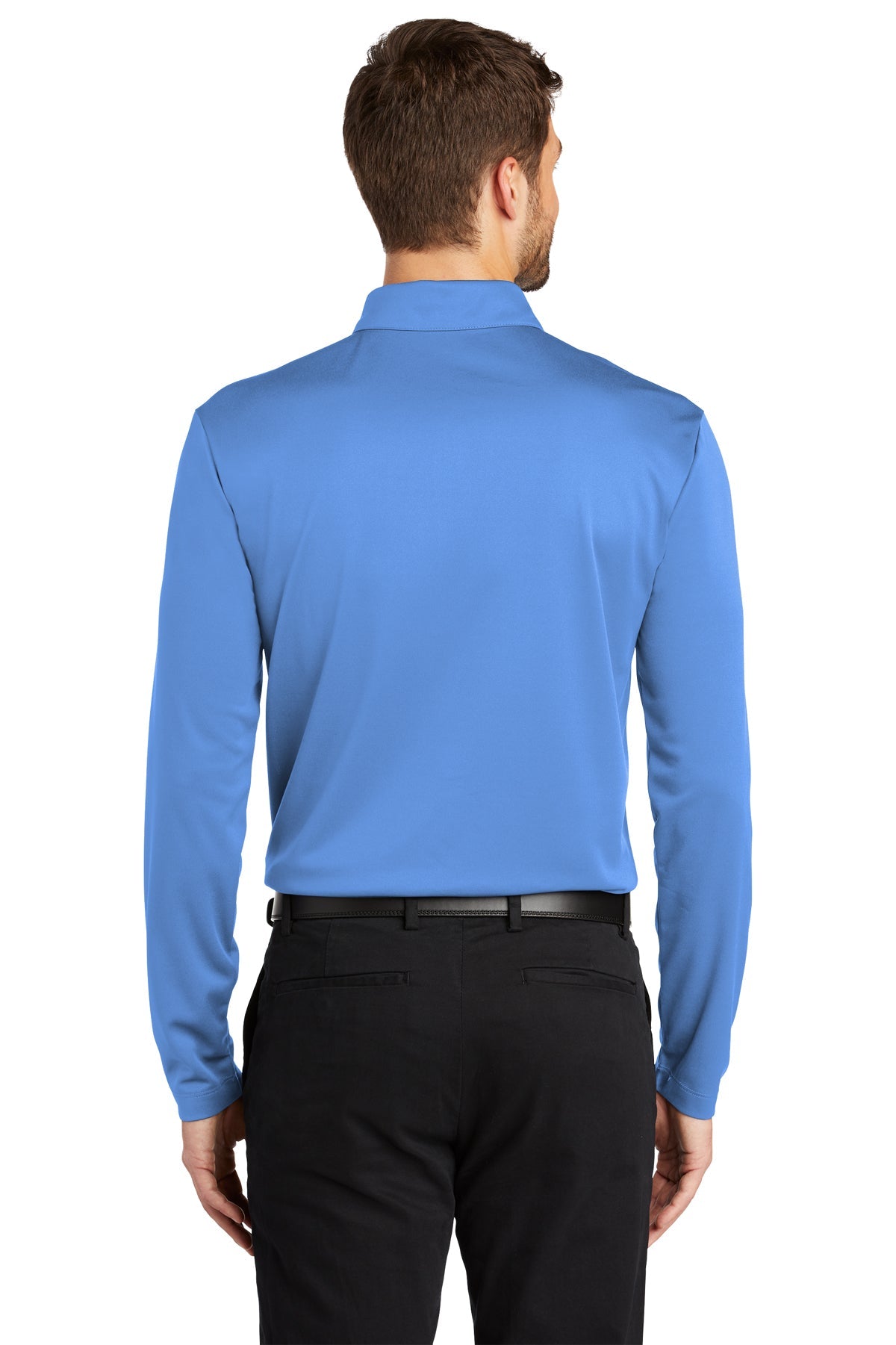 port authority_k540ls _carolina blue_company_logo_polos