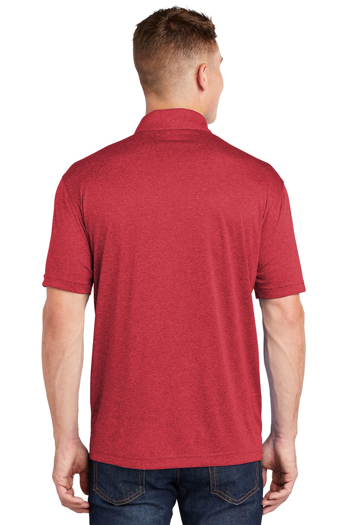 sport-tek_st660 _scarlet heather_company_logo_polos