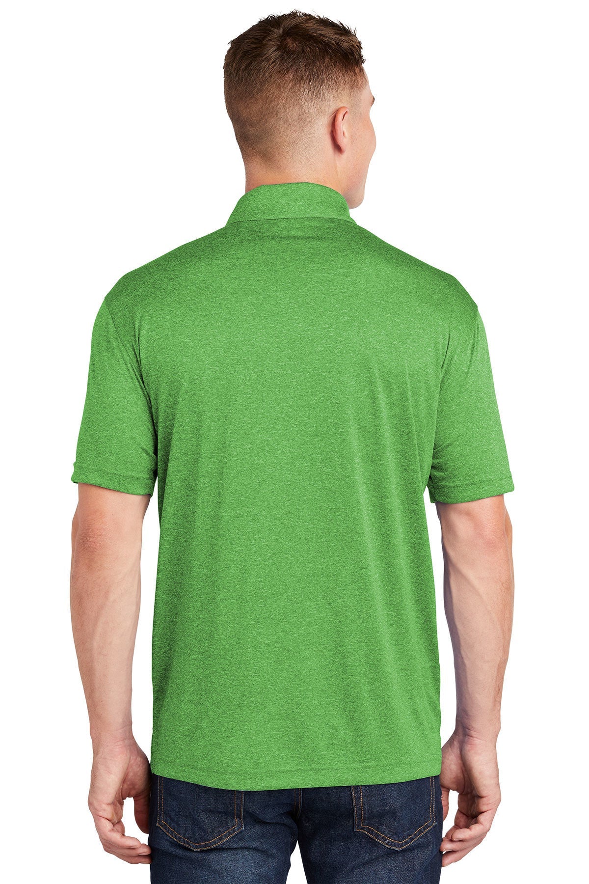 sport-tek_st660 _turf green heather_company_logo_polos
