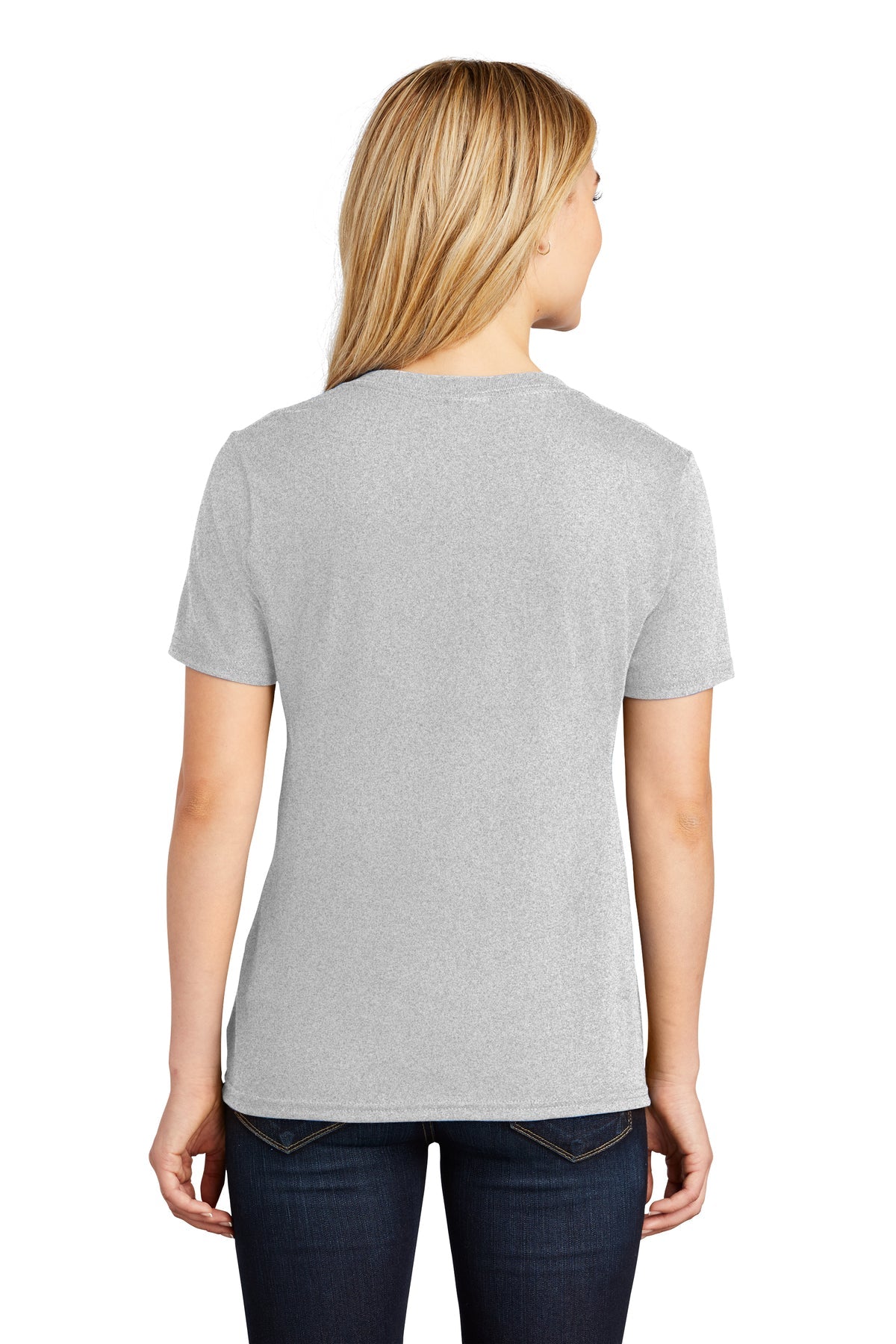 Port & Company Ladies Core Cotton V-Neck Tee