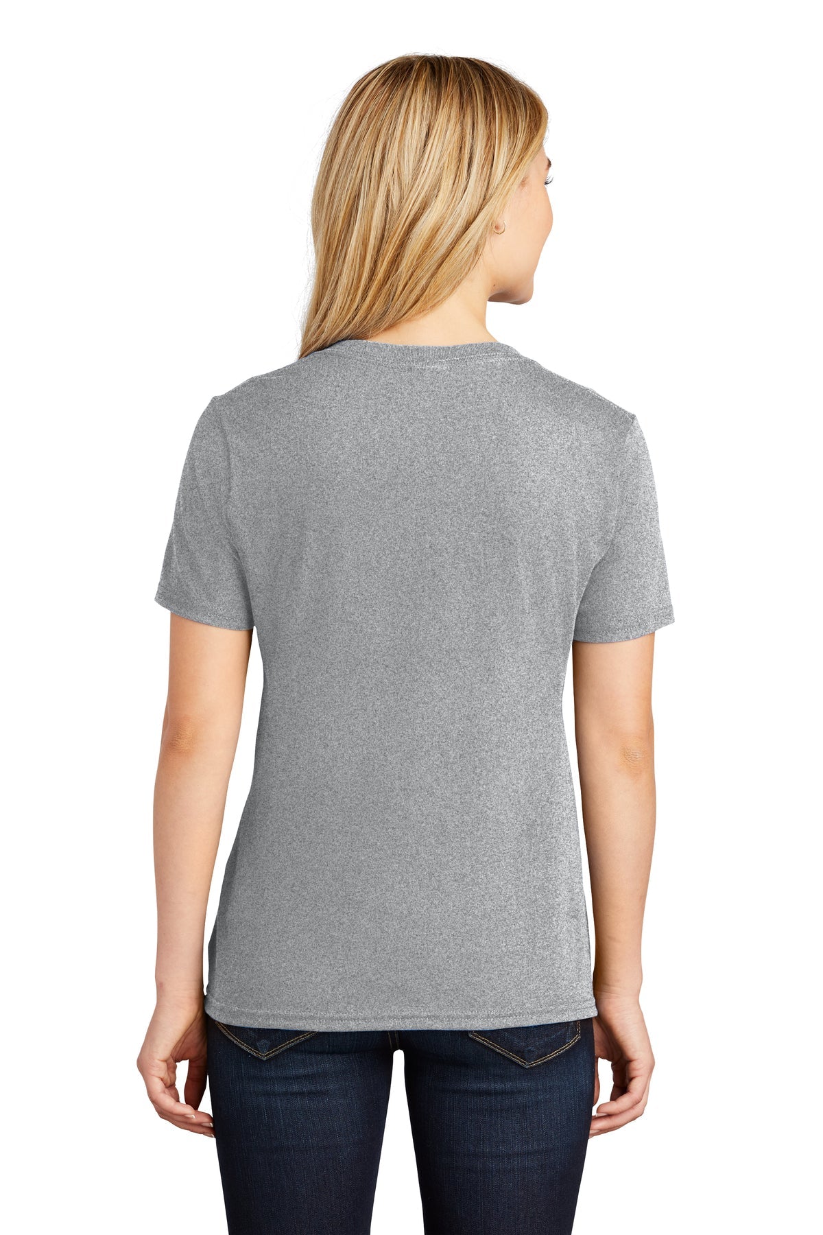 Port & Company Ladies Core Cotton V-Neck Tee