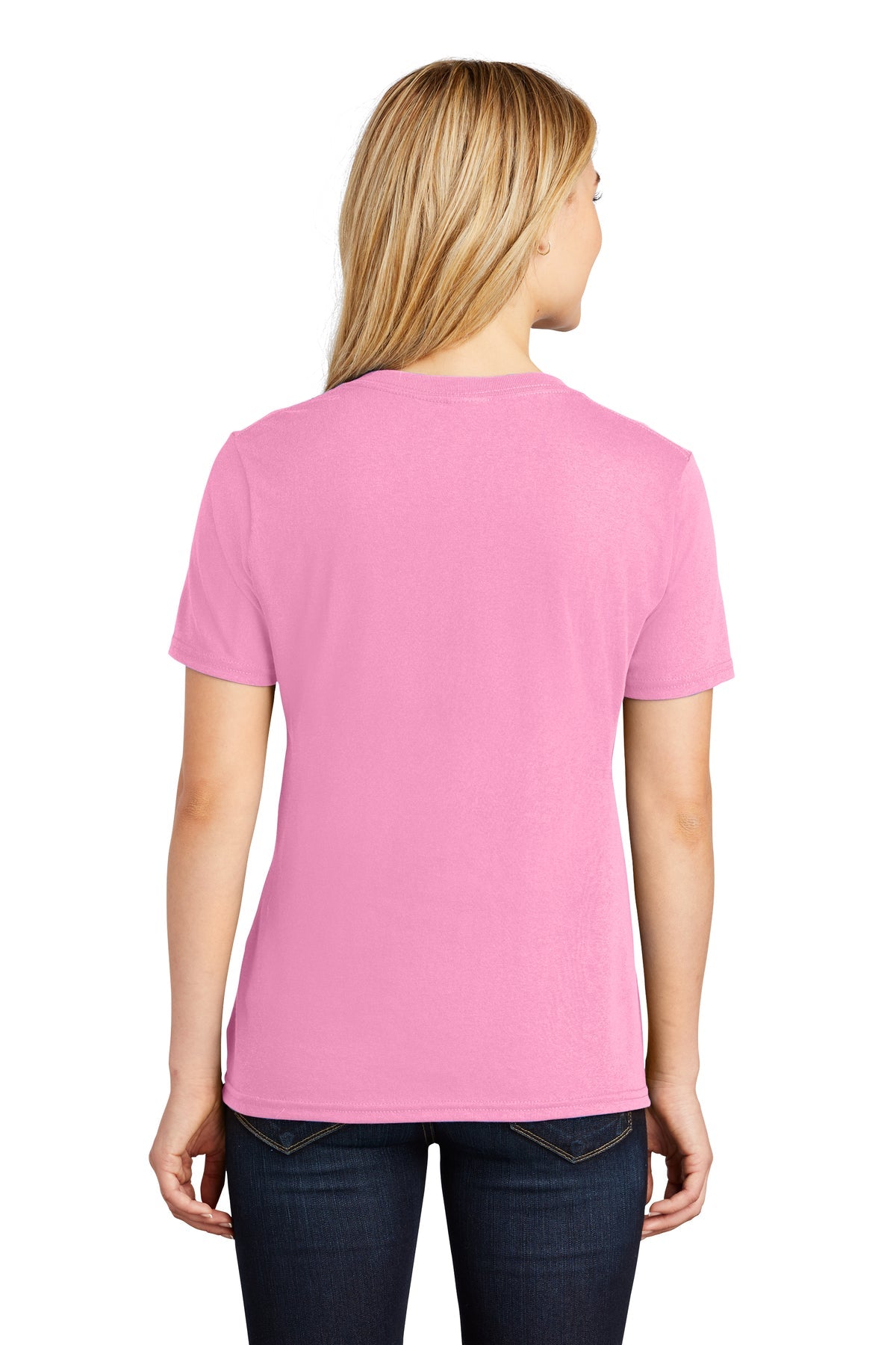 Port & Company Ladies Core Cotton V-Neck Tee
