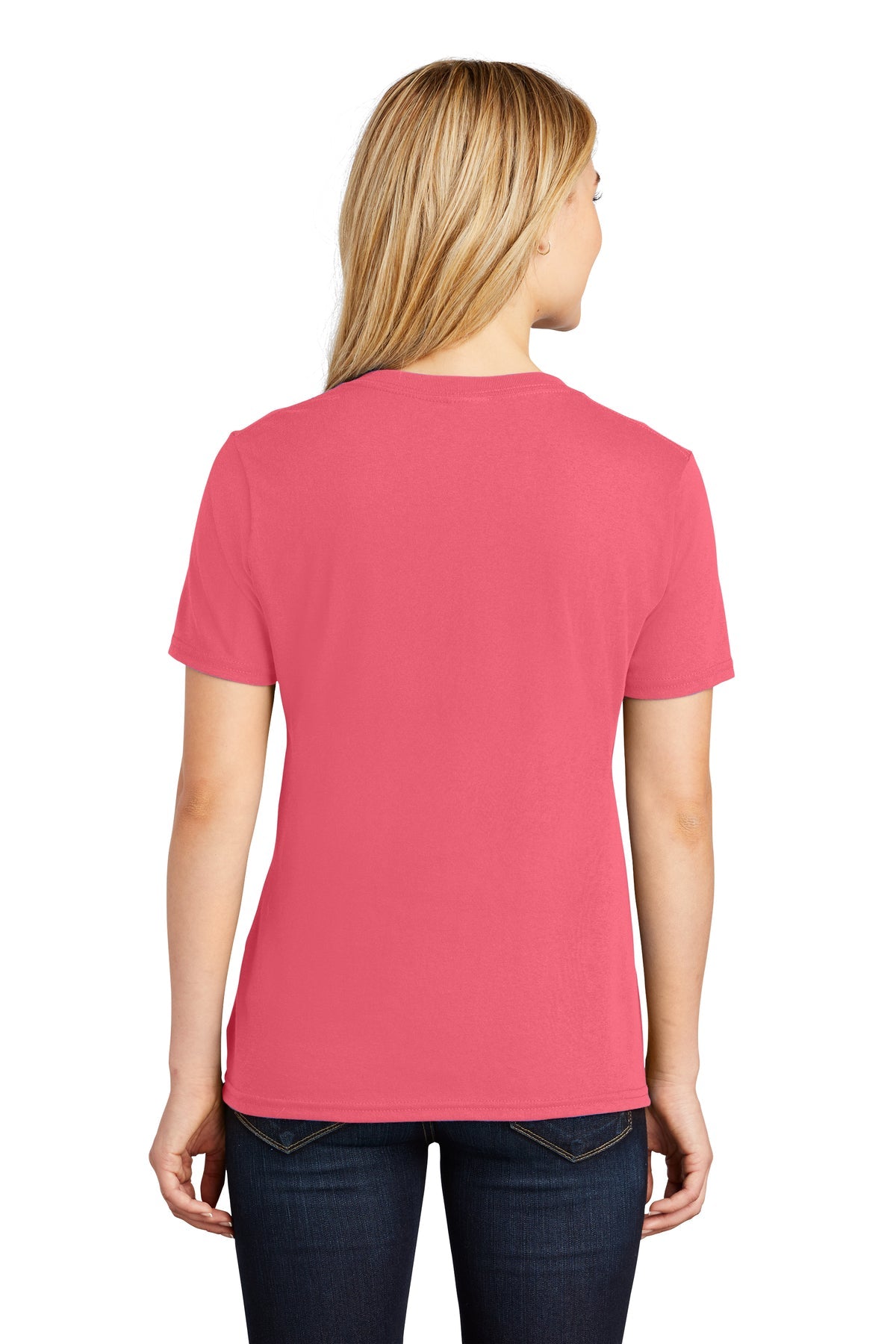Port & Company Ladies Core Cotton V-Neck Tee