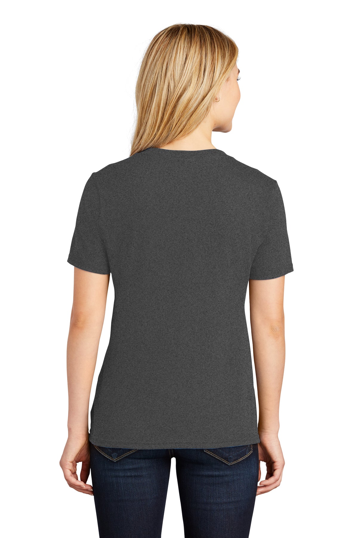 Port & Company Ladies Core Cotton V-Neck Tee