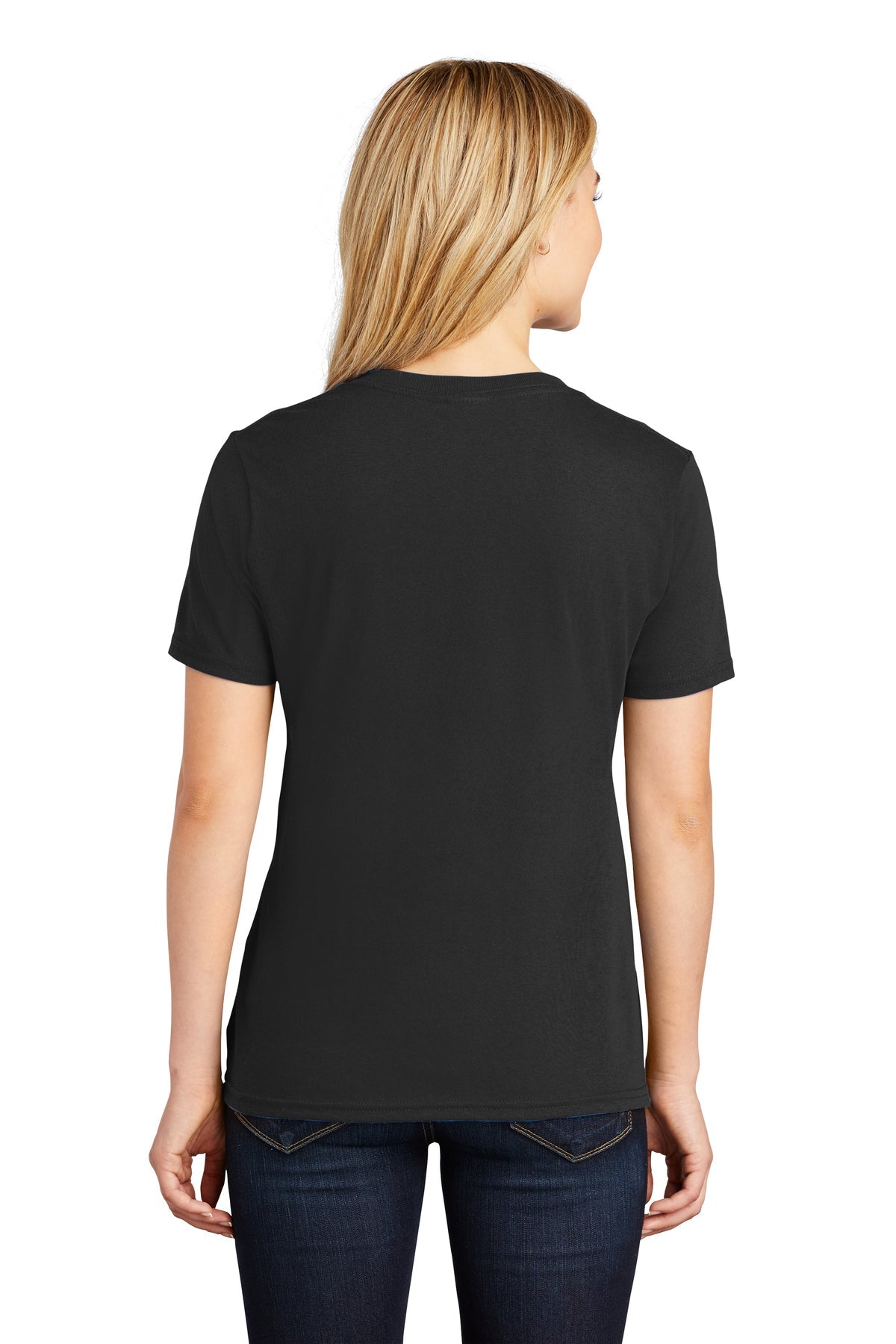 Port & Company Ladies Core Cotton V-Neck Tee