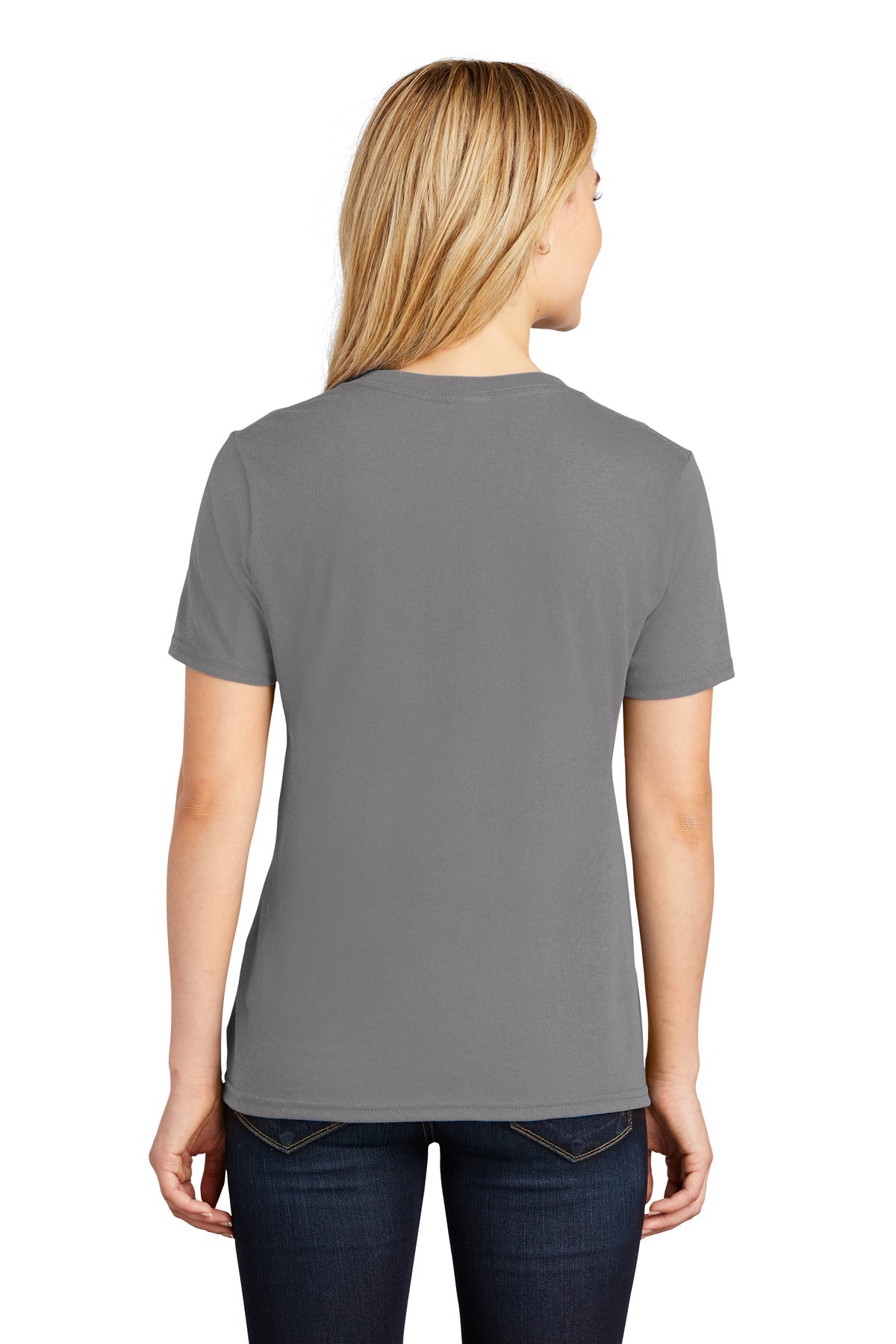 Port & Company Ladies Core Cotton V-Neck Tee