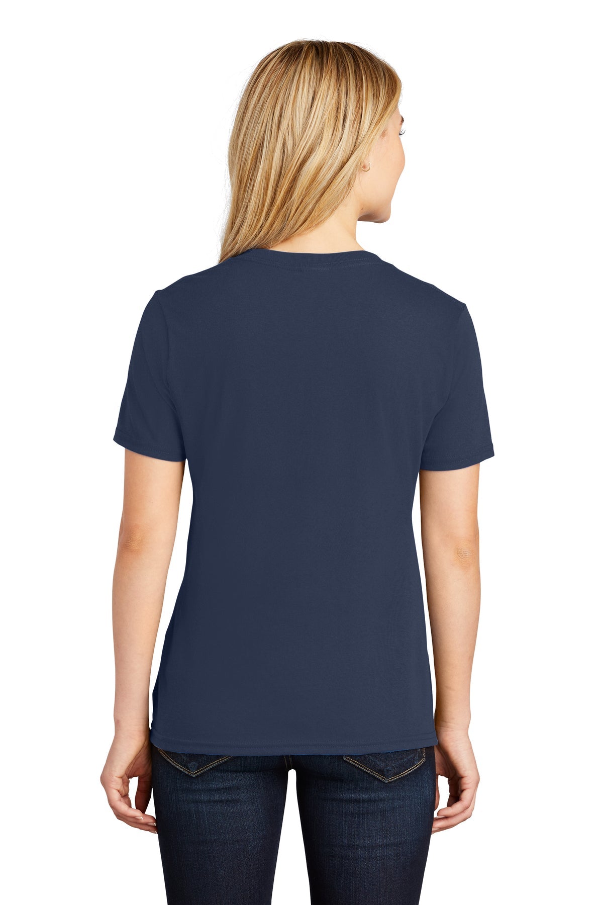 Port & Company Ladies Core Cotton V-Neck Tee