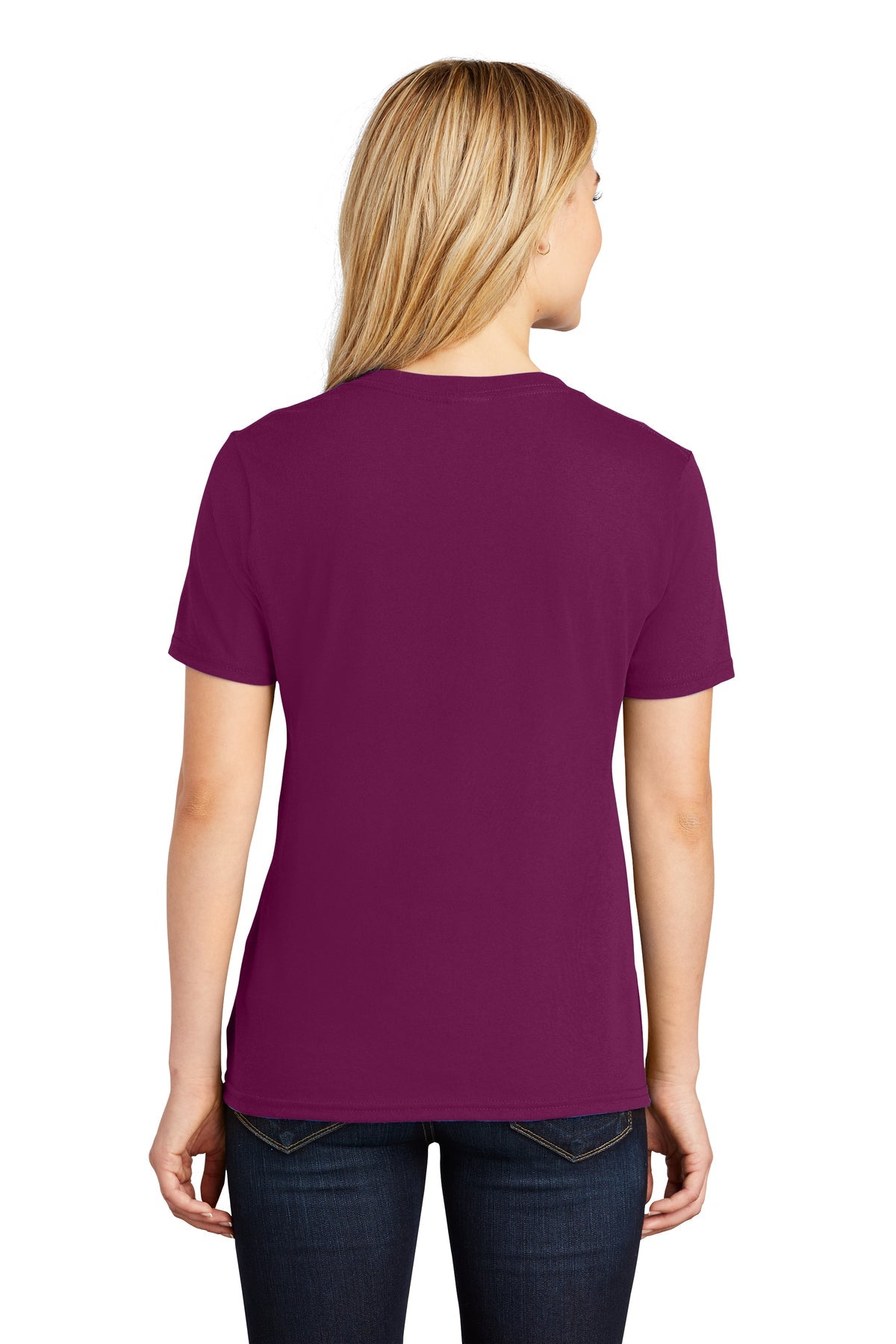 Port & Company Ladies Core Cotton V-Neck Tee